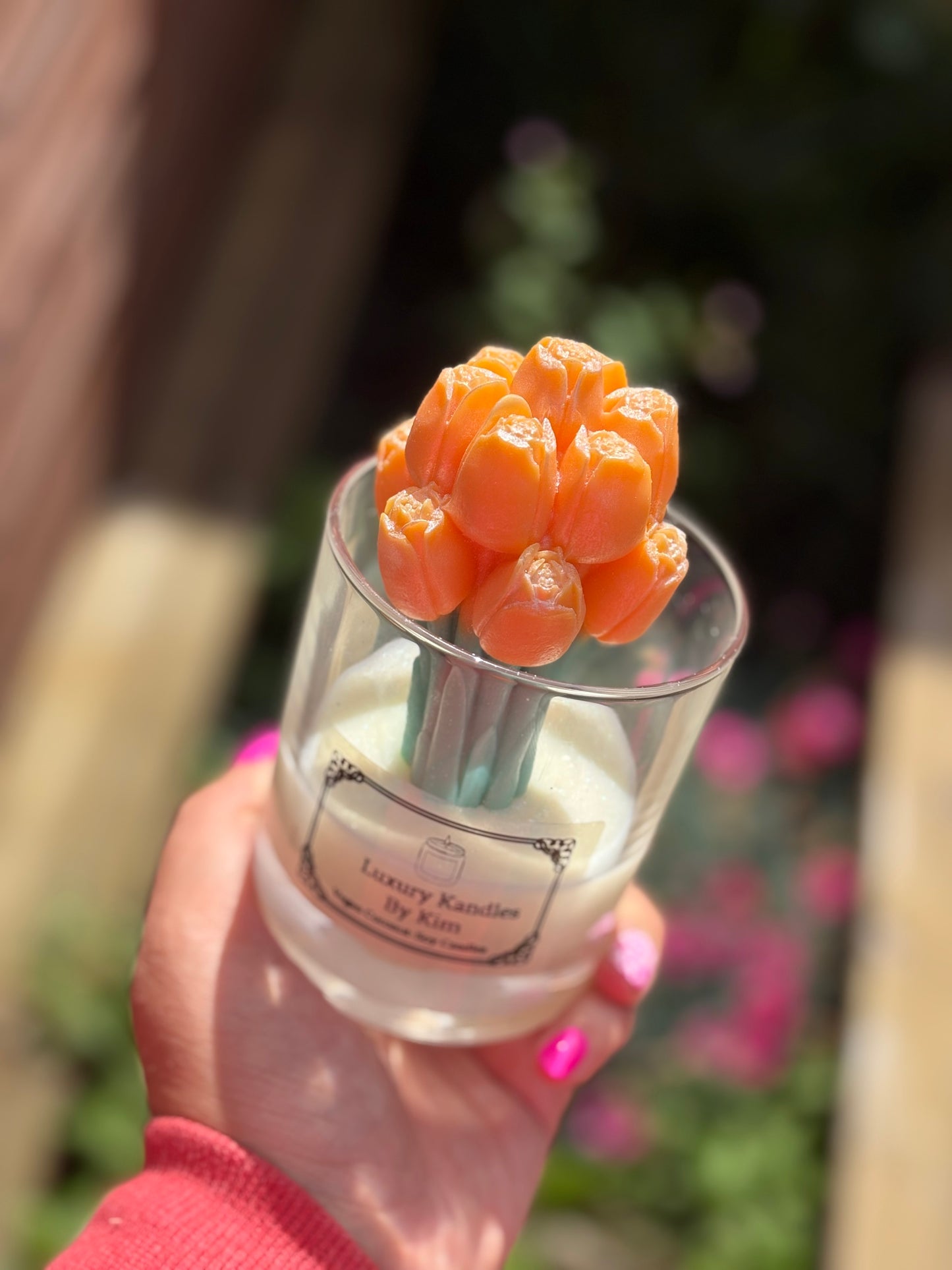 Tulips Kandle in Medium Jar