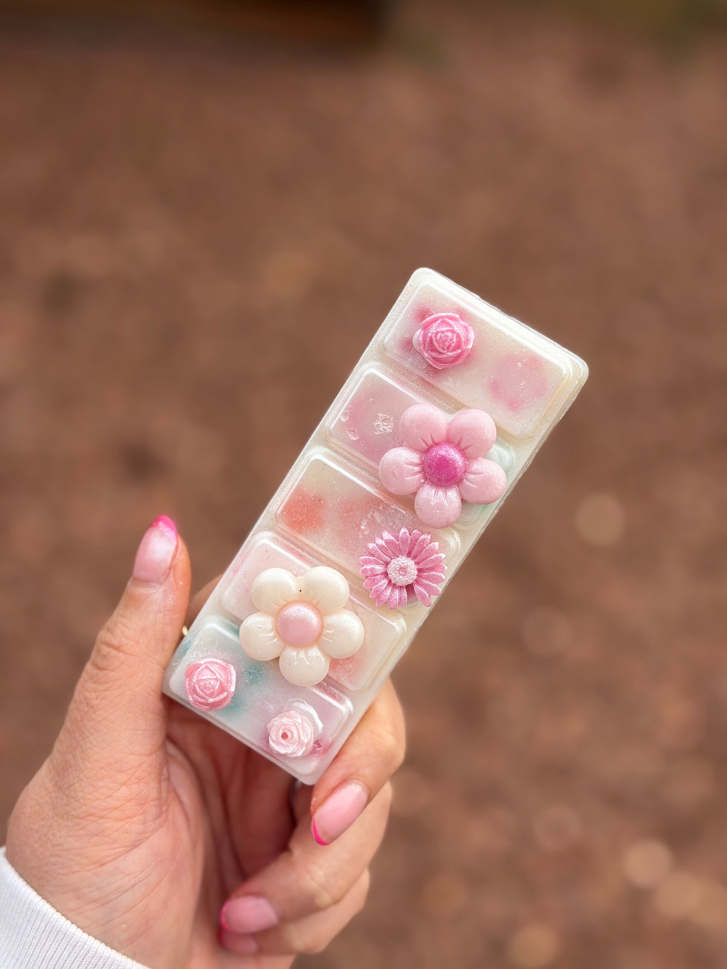 3D Flower Wax Melt Slab