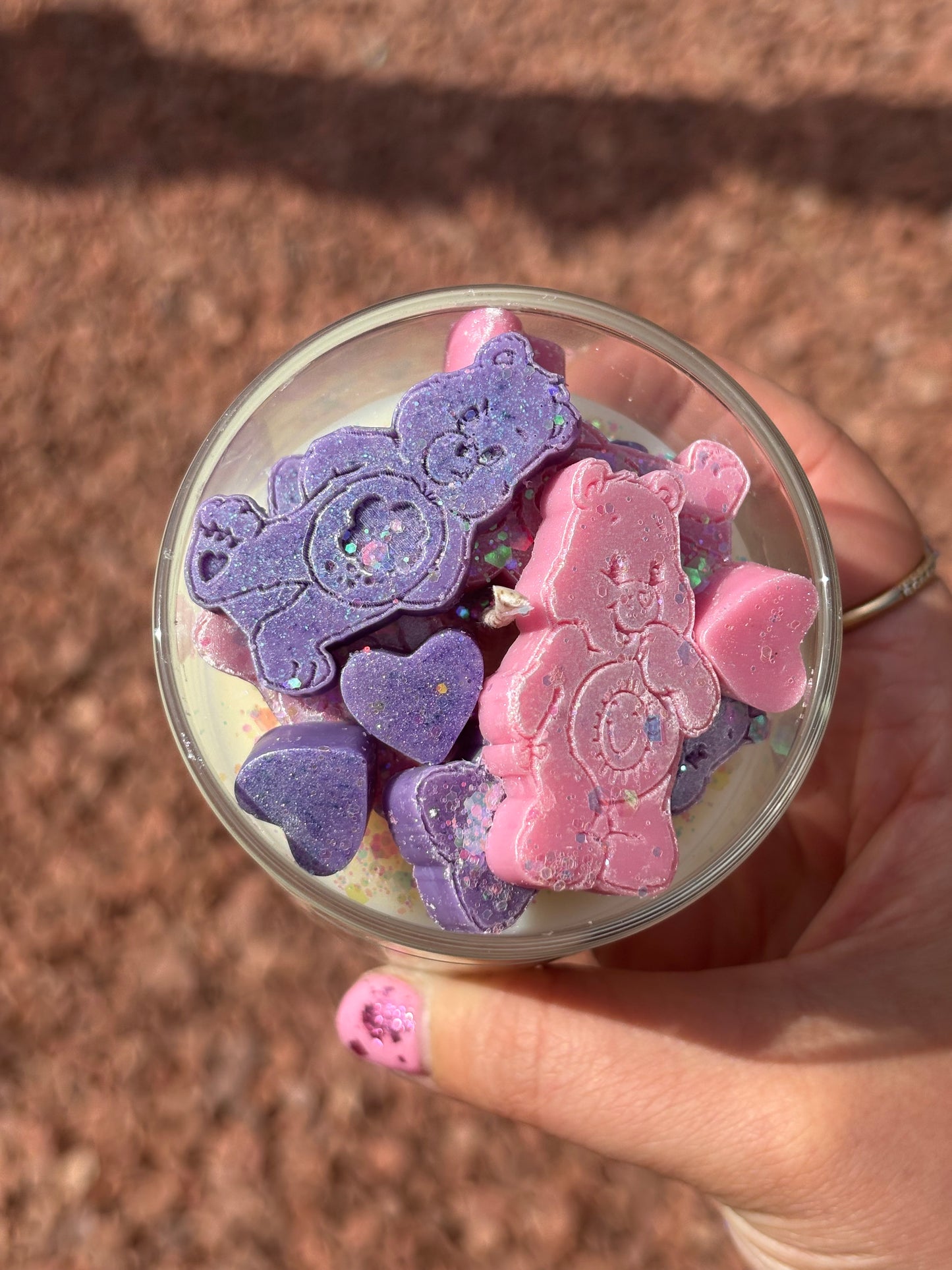 Carebear Kandle in Small Jar