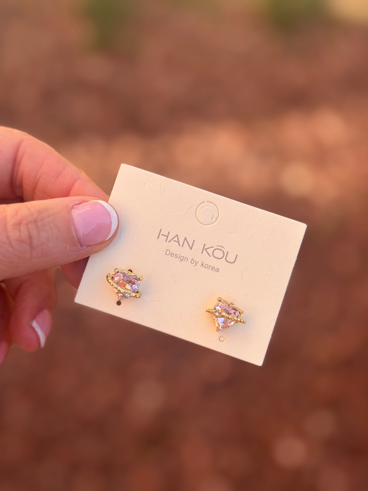 Pink Celestial Stud Earrings