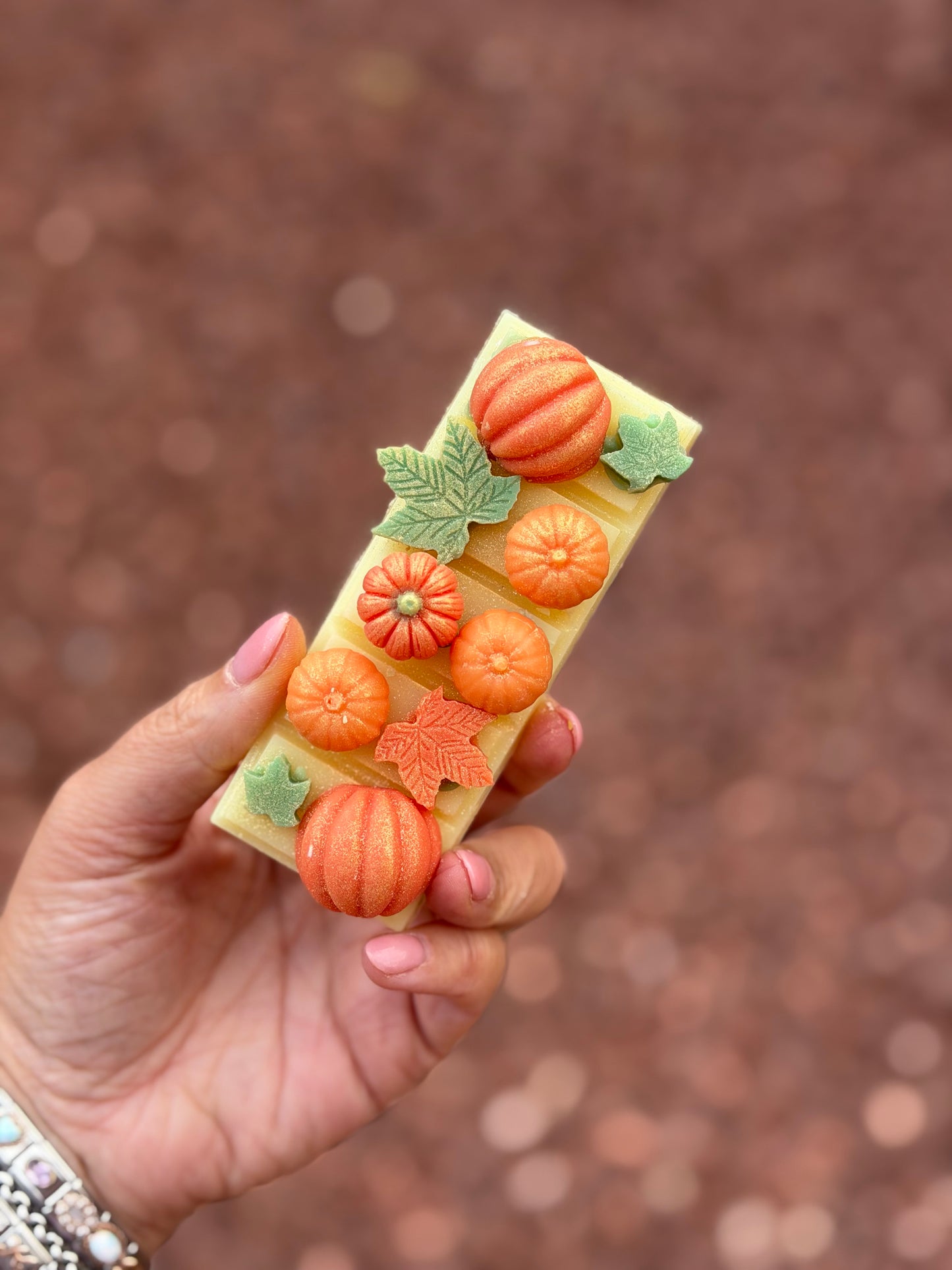Autumn Pumpkin 3D Wax Melt Slab