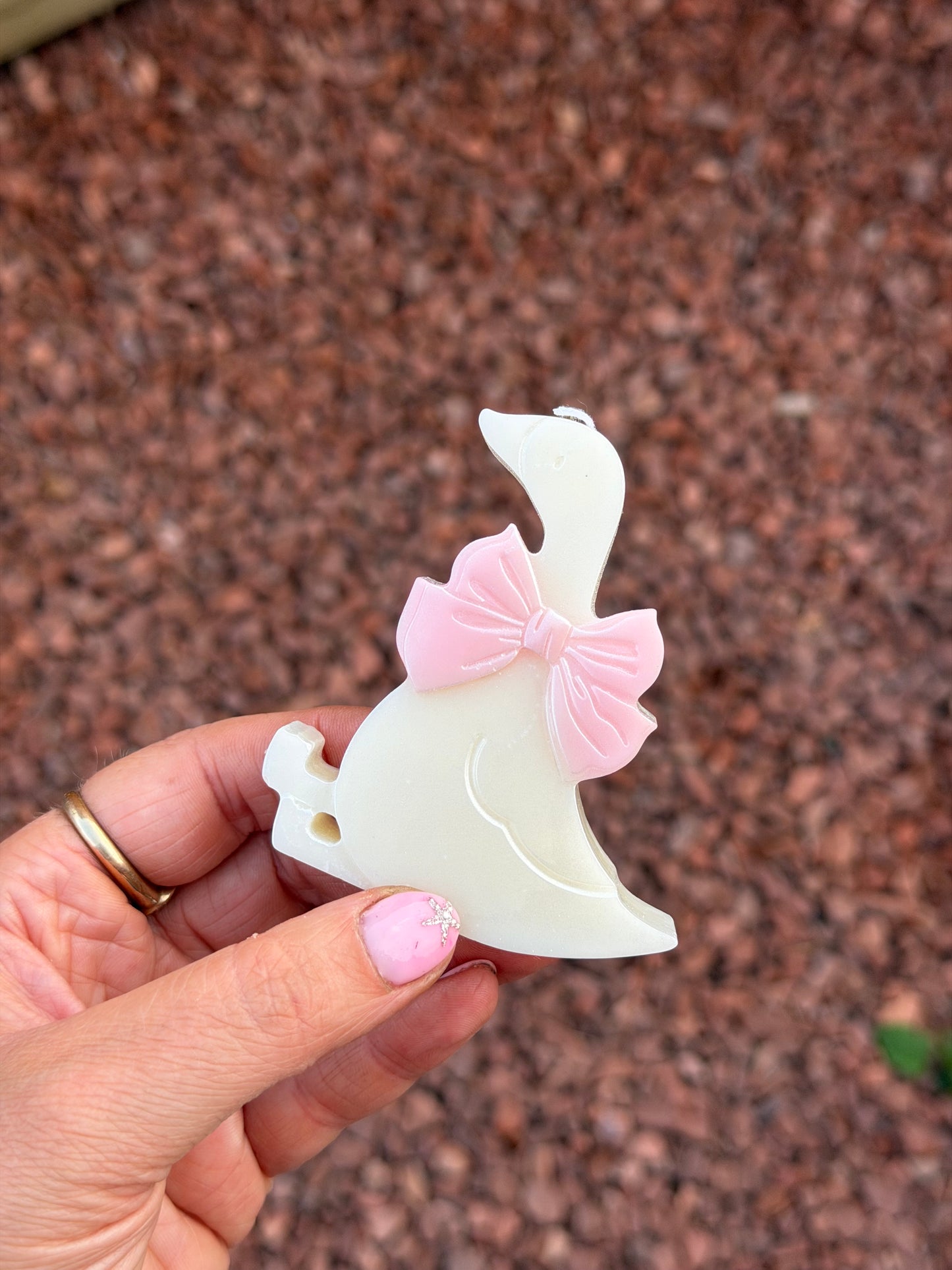 Small Goose Pillar Candle