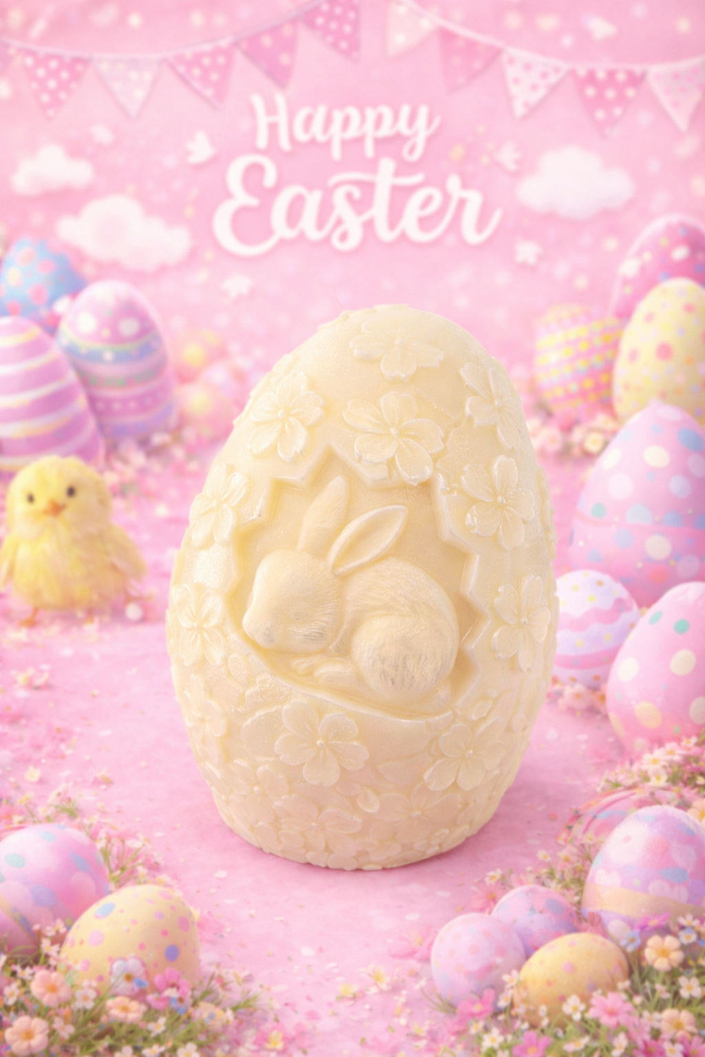 Floral Rabbit Easter Egg Wax Melt