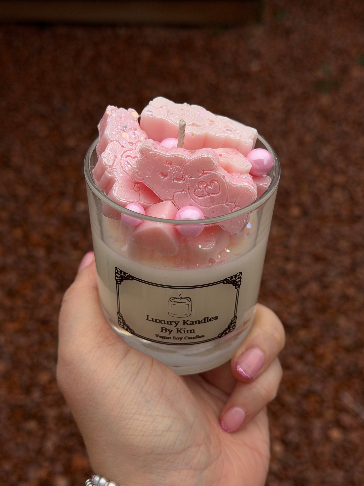 Carebear Kandle in Small Jar