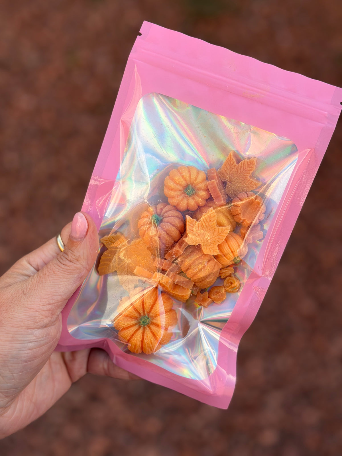 Orange pumpkins shapes- pumpkin spice