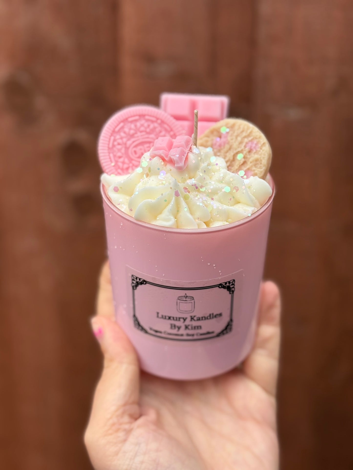 Pink Biscuit Kandle
