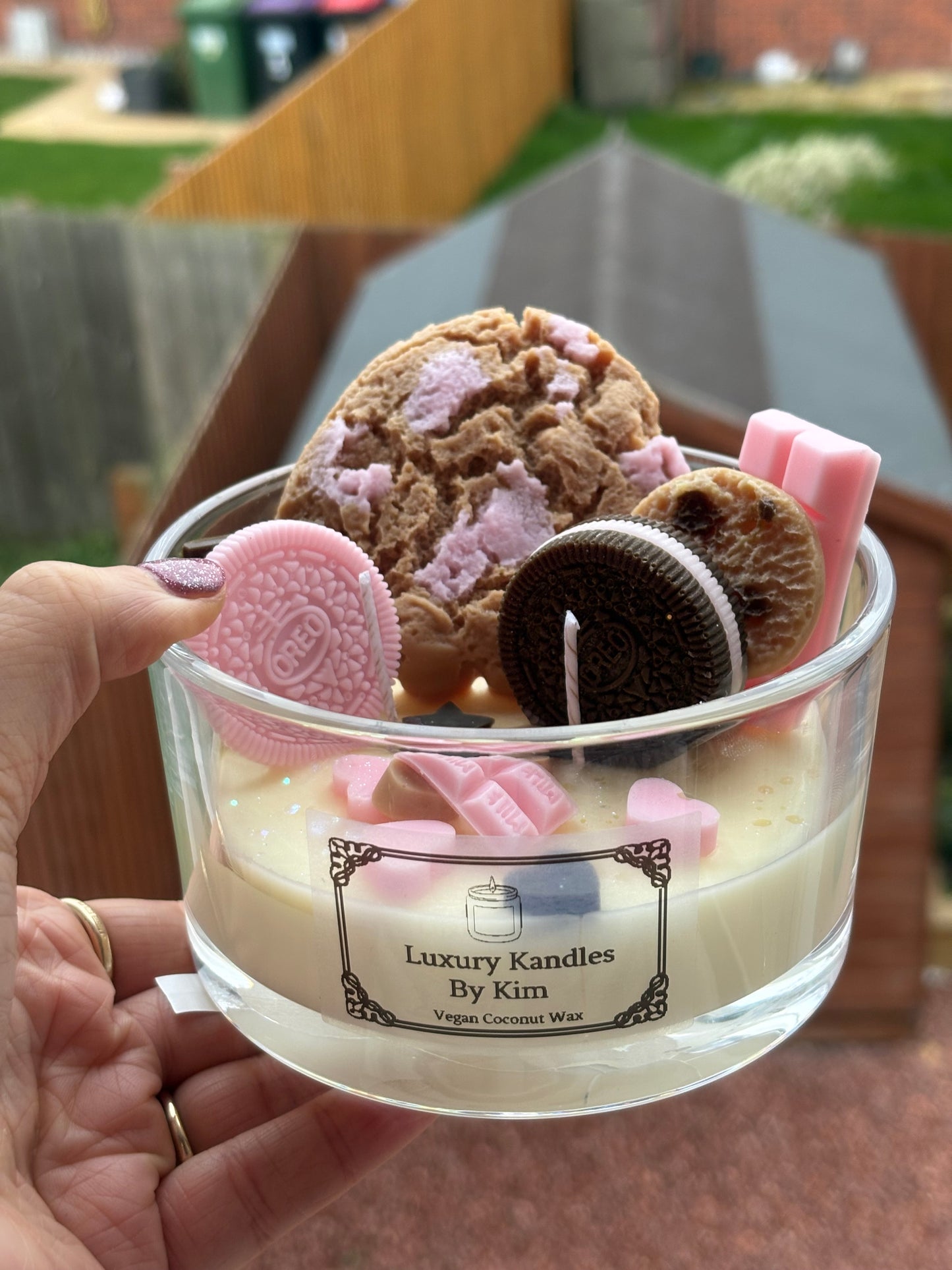 Biscuit Kandle in Large Jar