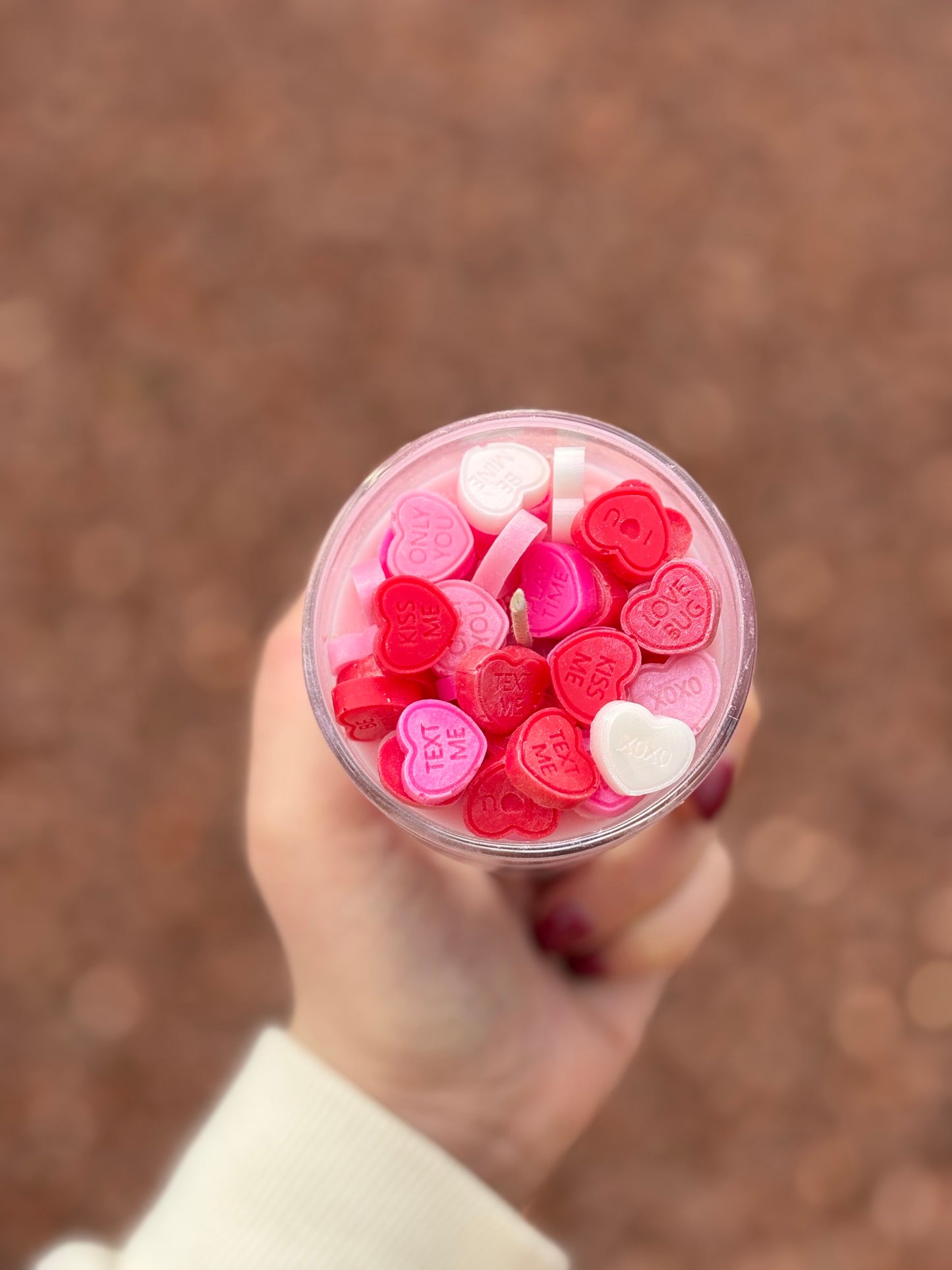 Love Heart Stack in Small Jar