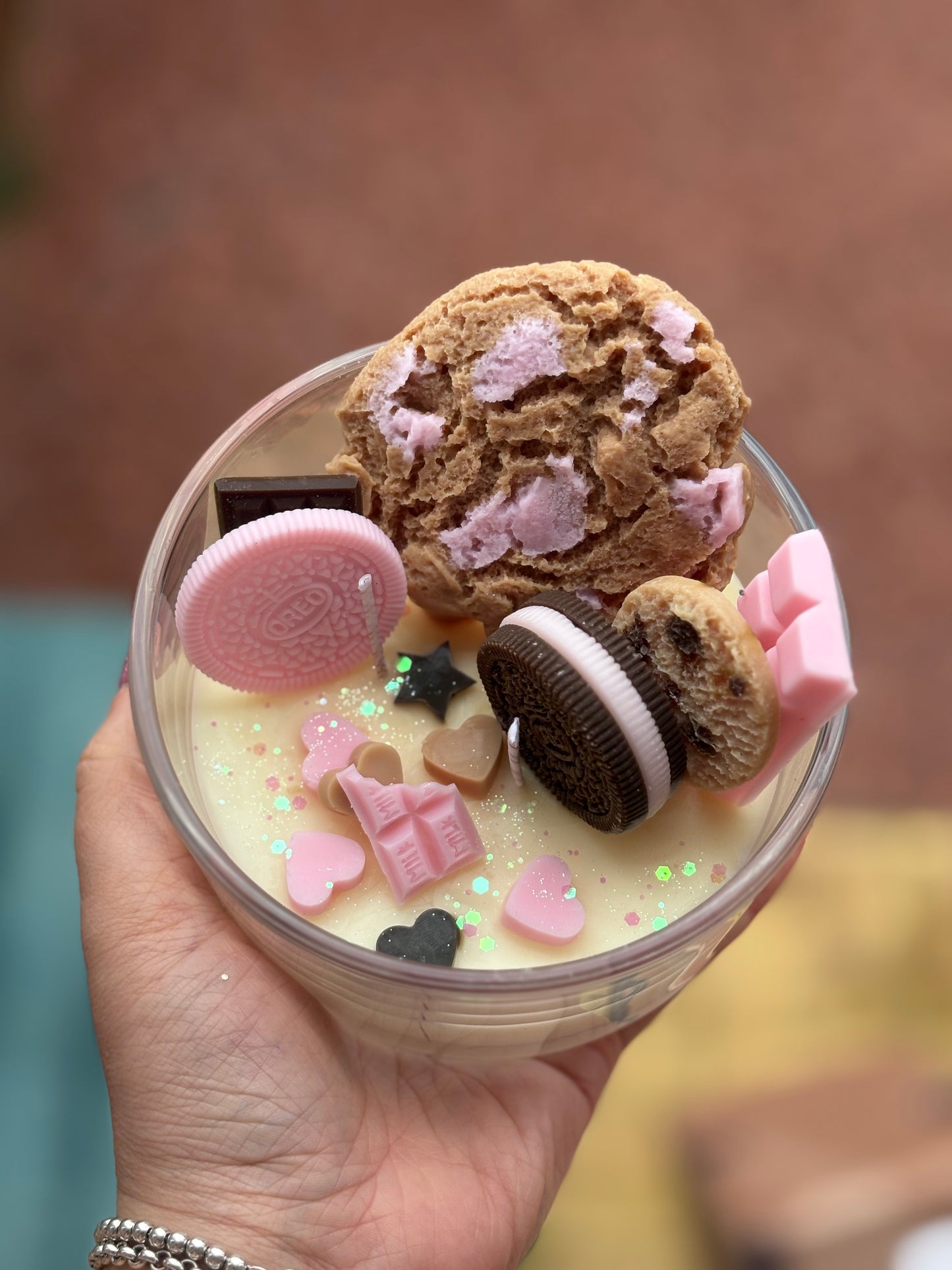 Biscuit Kandle in Large Jar