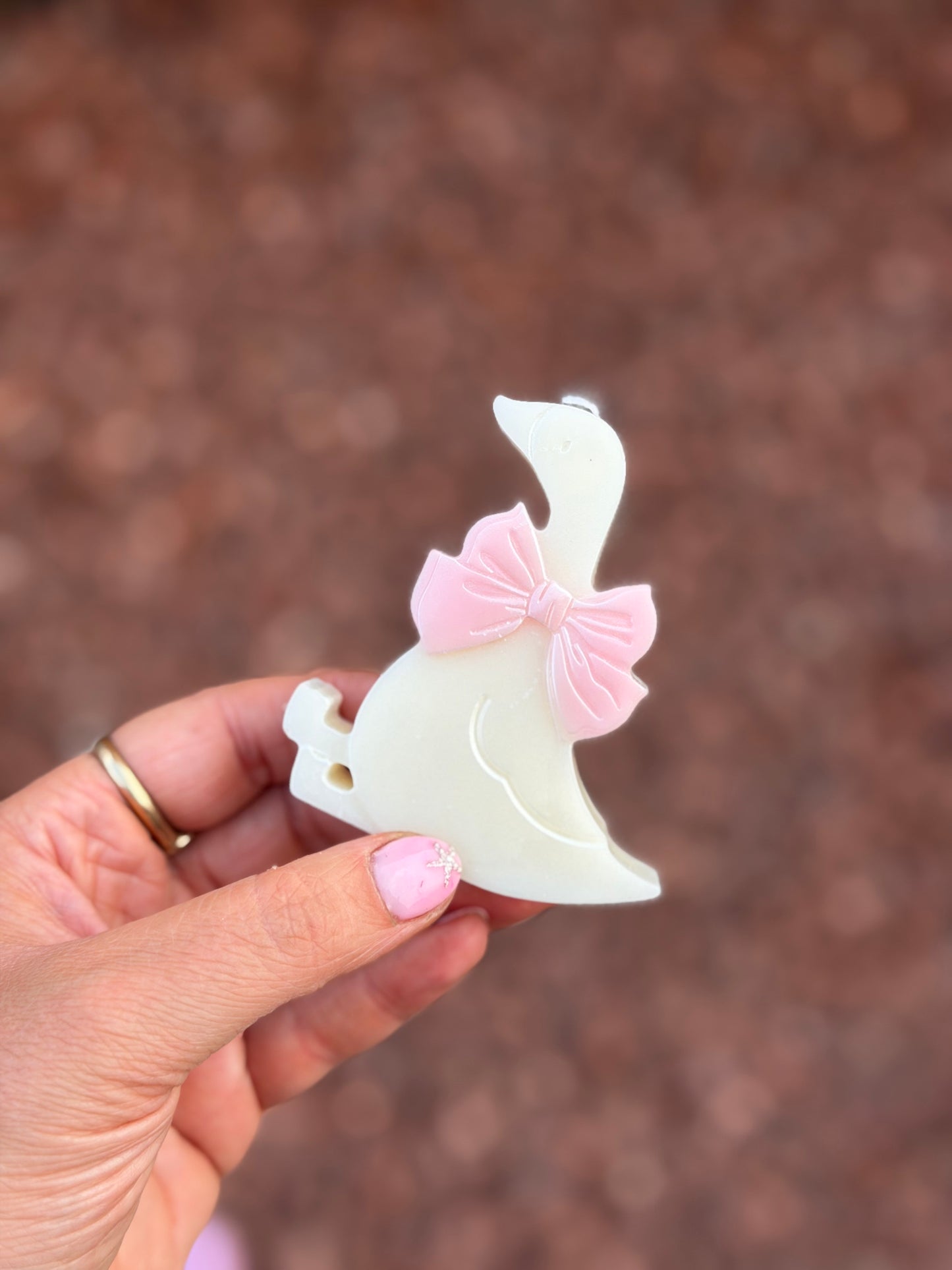 Small Goose Pillar Candle