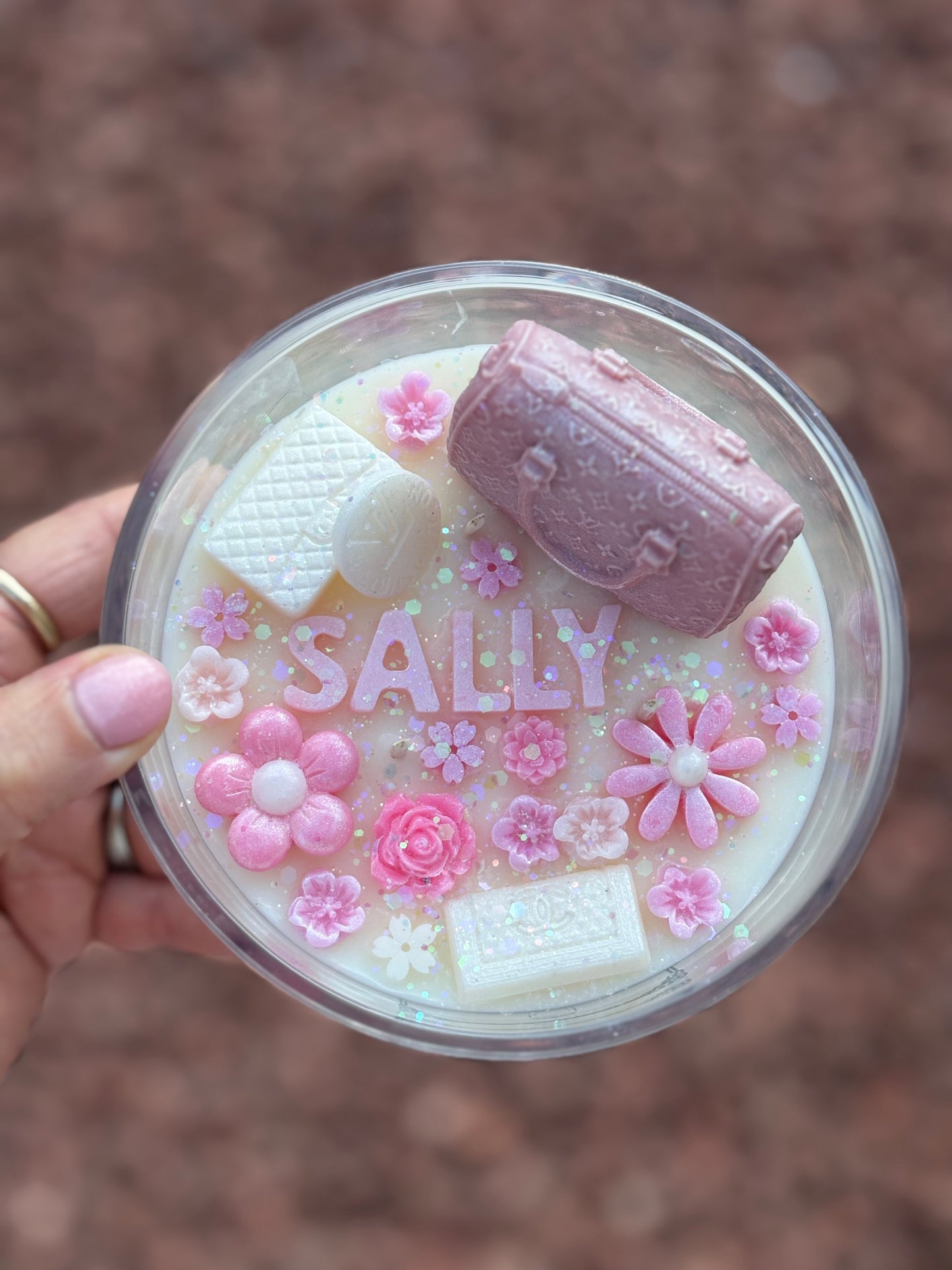 Personalised Name Kandle in Large Jar