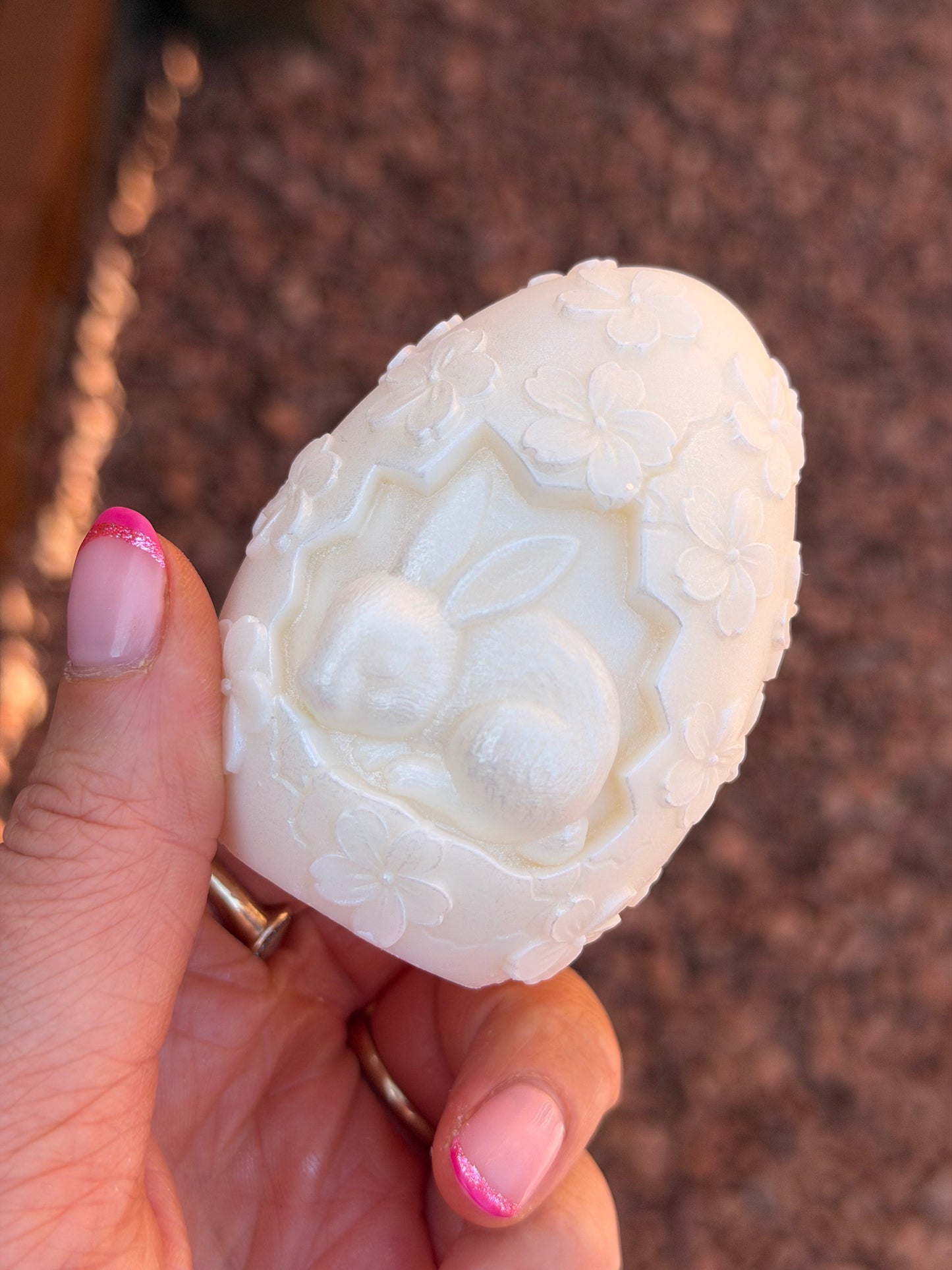 Floral Rabbit Easter Egg Wax Melt