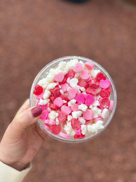 Love Heart Crumble in Large Jar