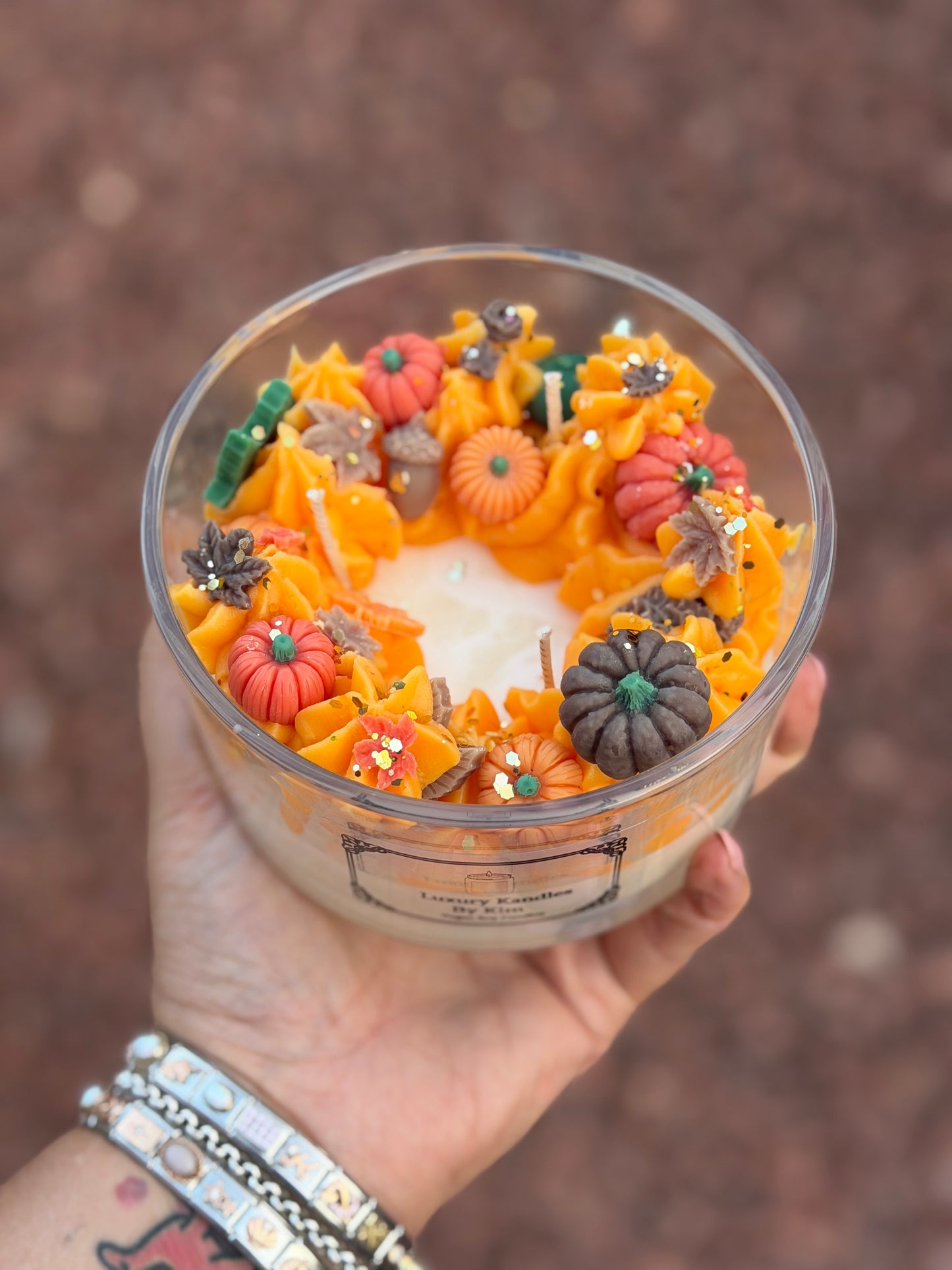 Pumpkin Delight Large Whipped Wax Candle