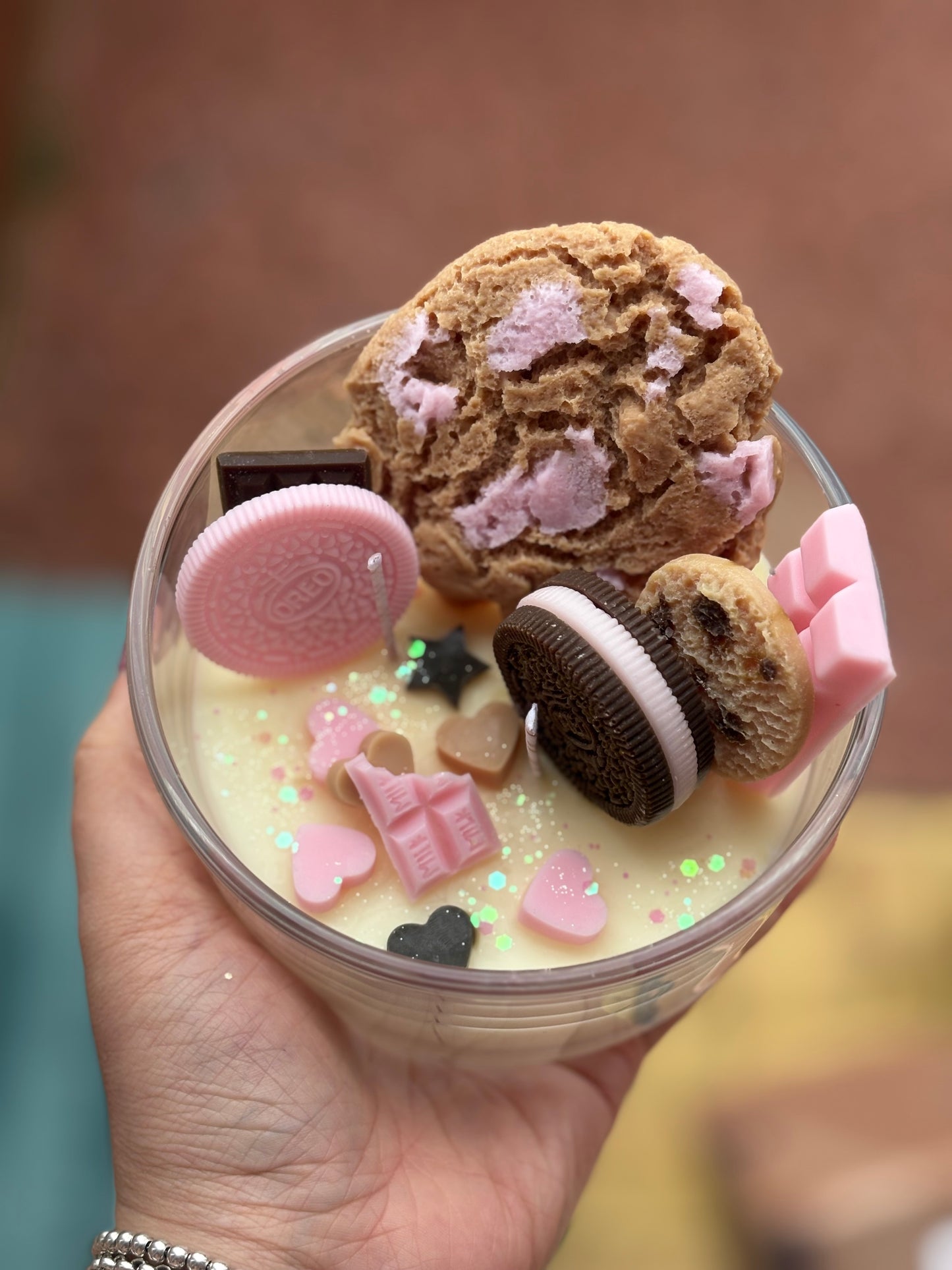 Biscuit Kandle in Large Jar