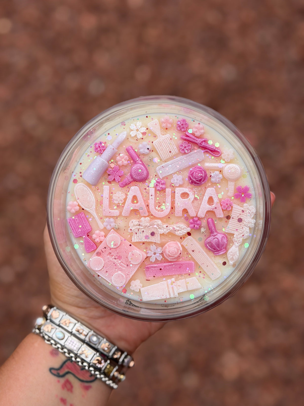 Personalised Kandle in Large Jar