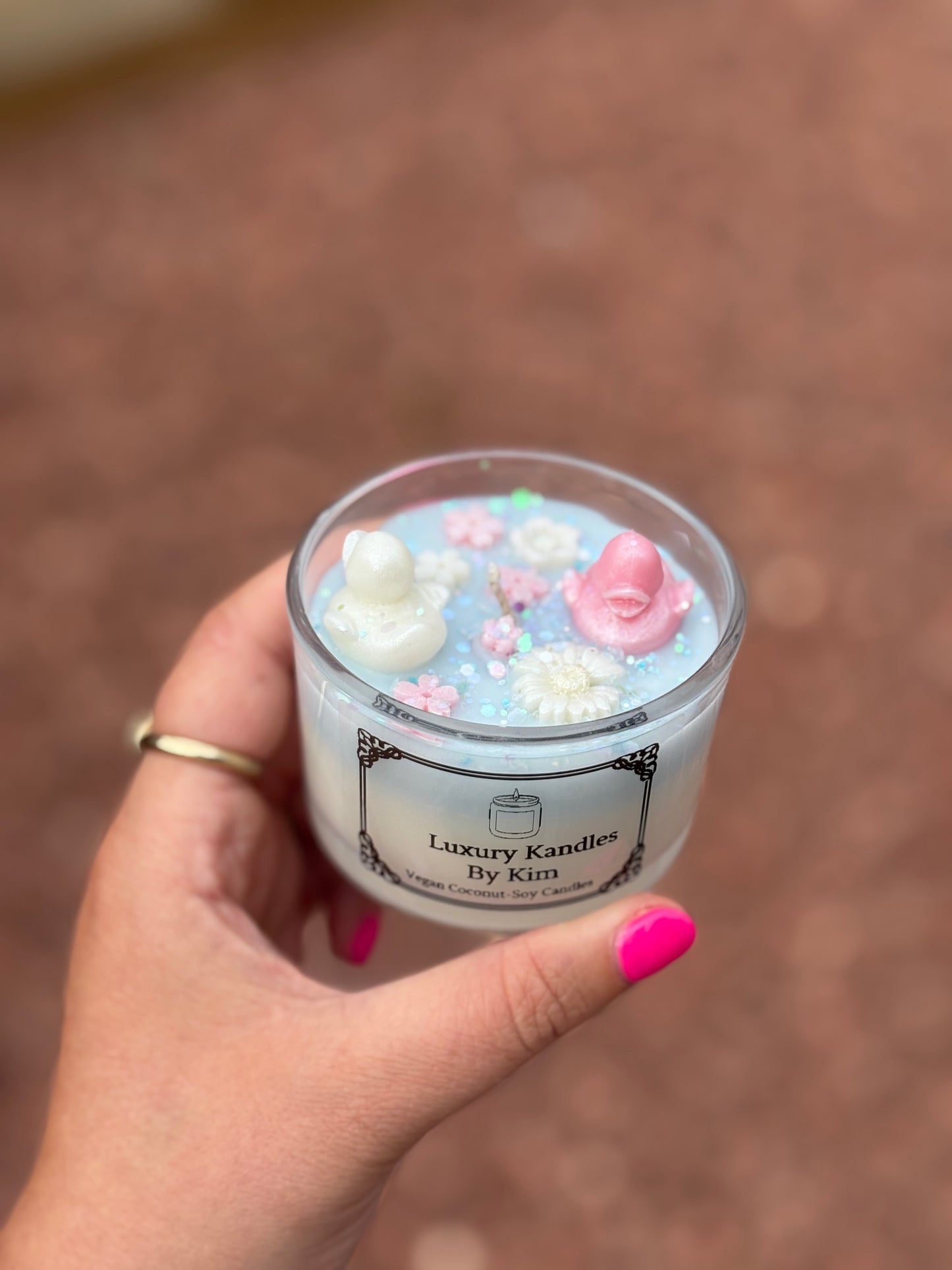 Duck Kandle in Miniature Jar