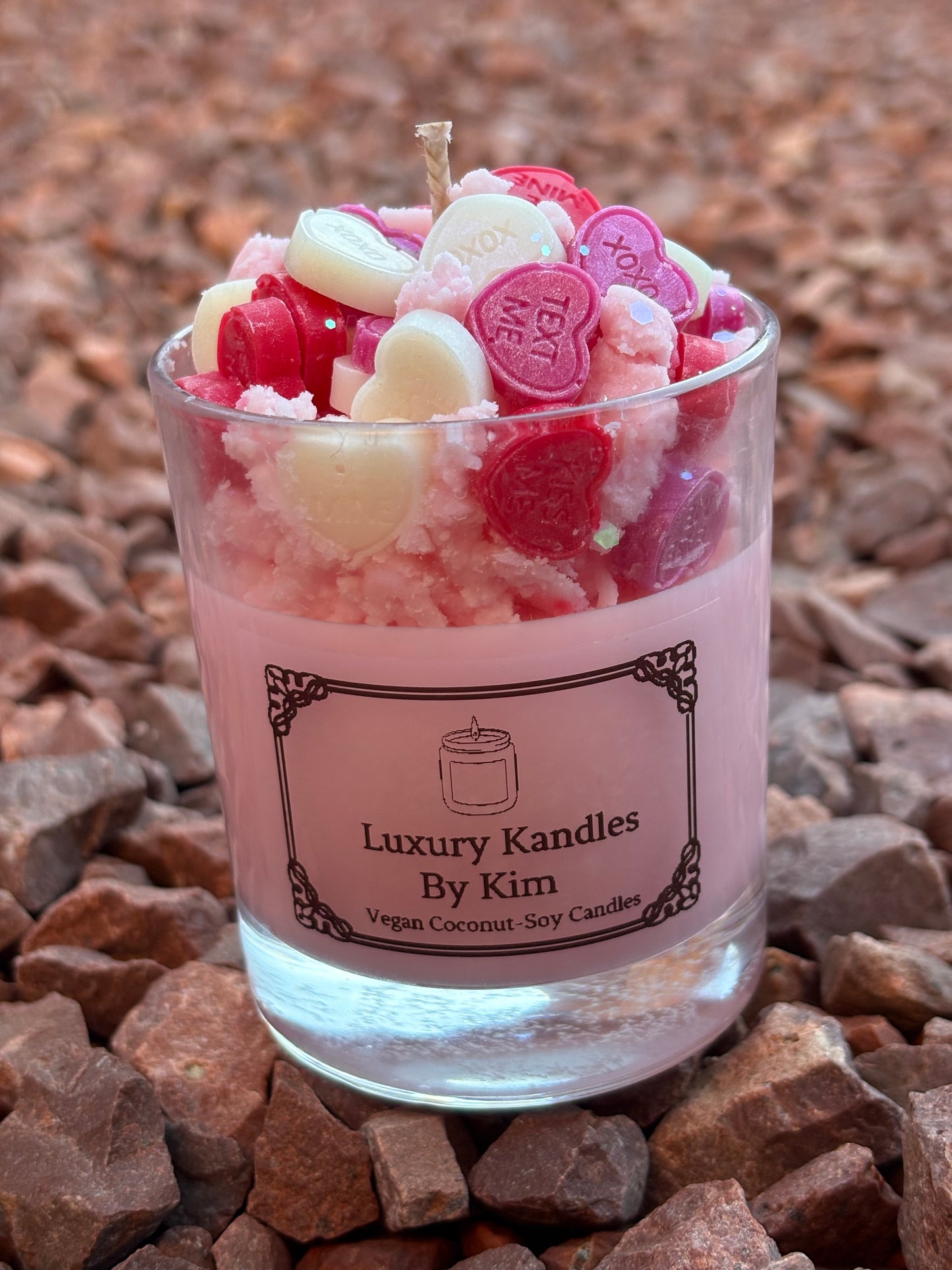 Love Hearts Crumble in Small Jar