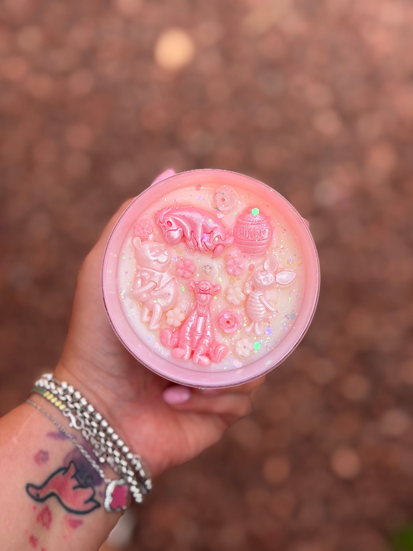 Winnie the Pooh pink Candle -  LIMITED EDITION