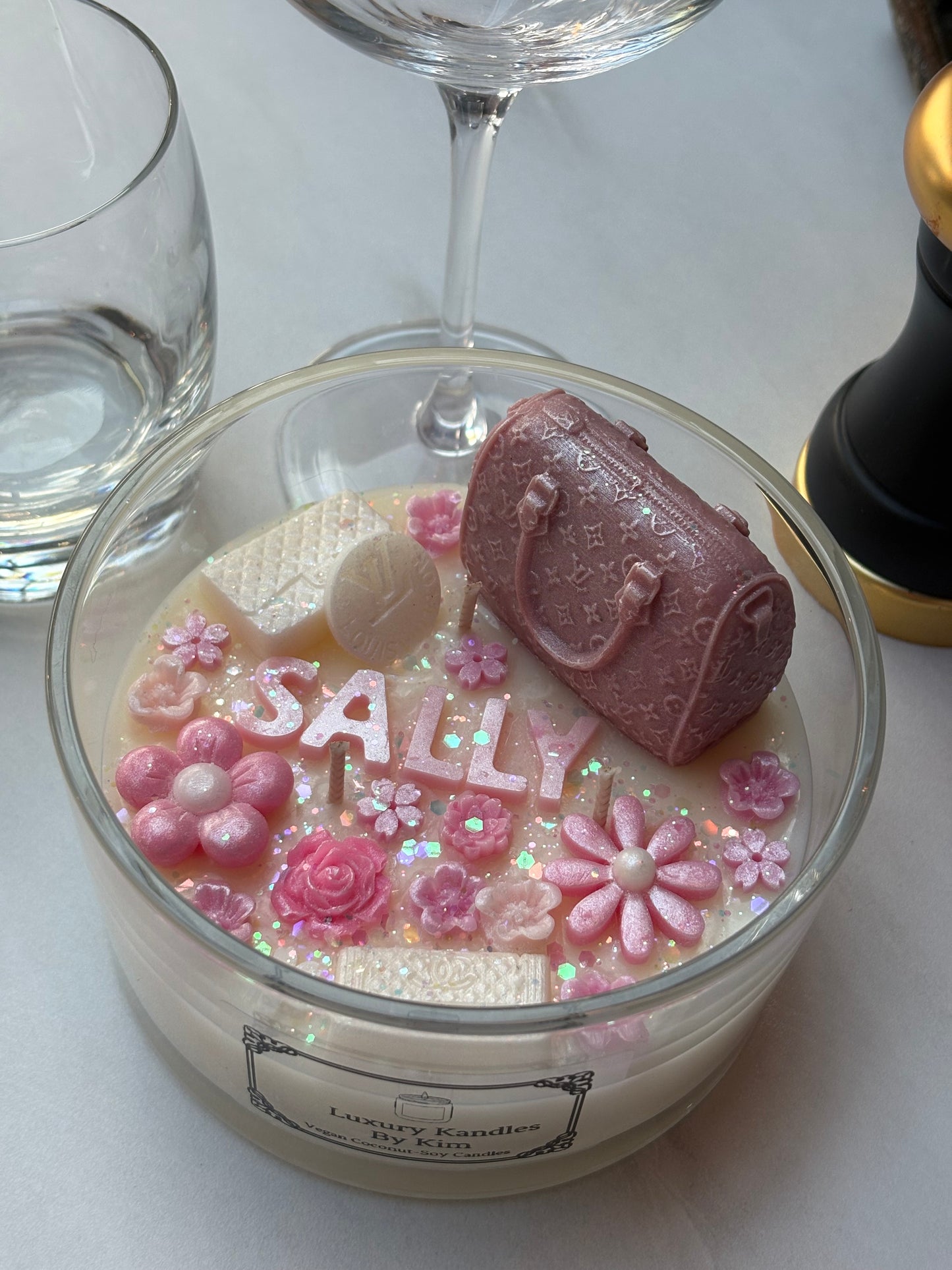 Personalised Name Kandle in Large Jar