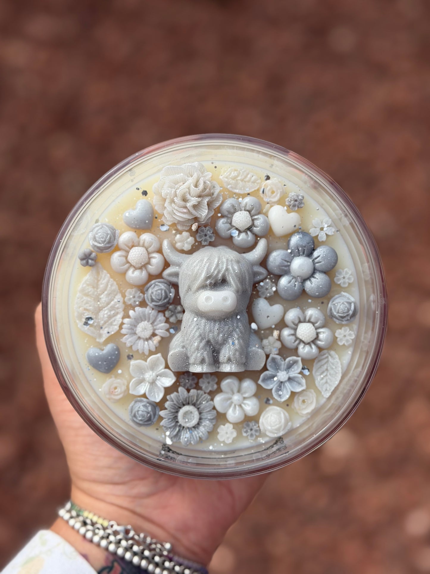 Highland Cow Candle
