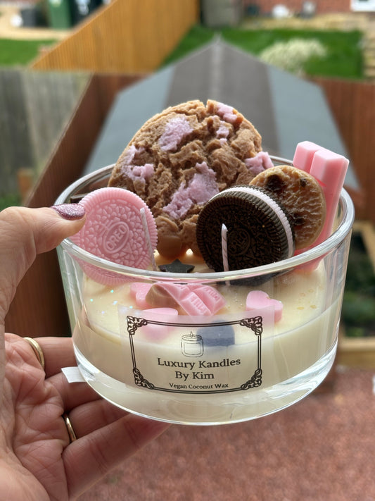 Biscuit Kandle in Large Jar