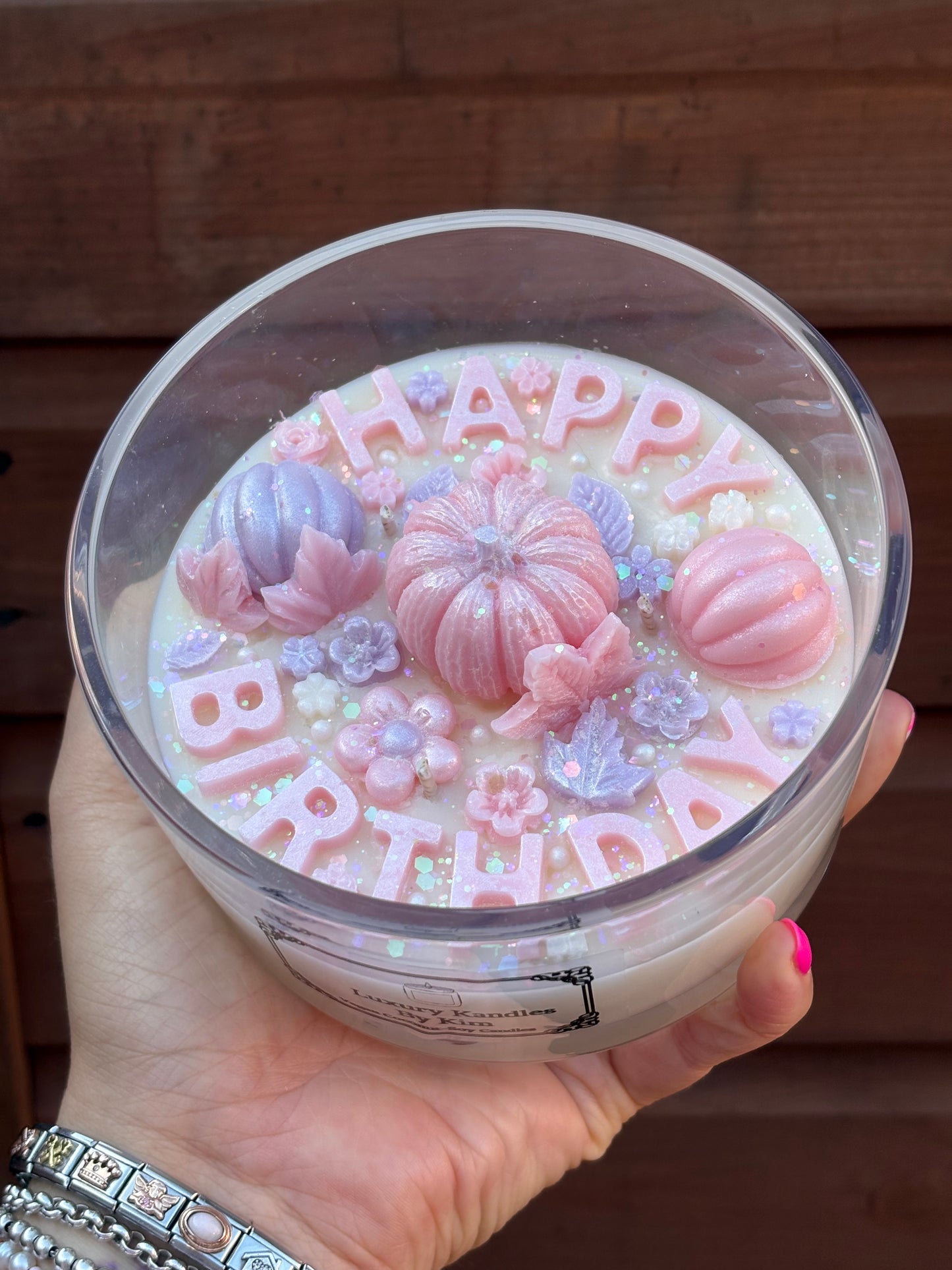 Happy Birthday Pumpkin Kandle