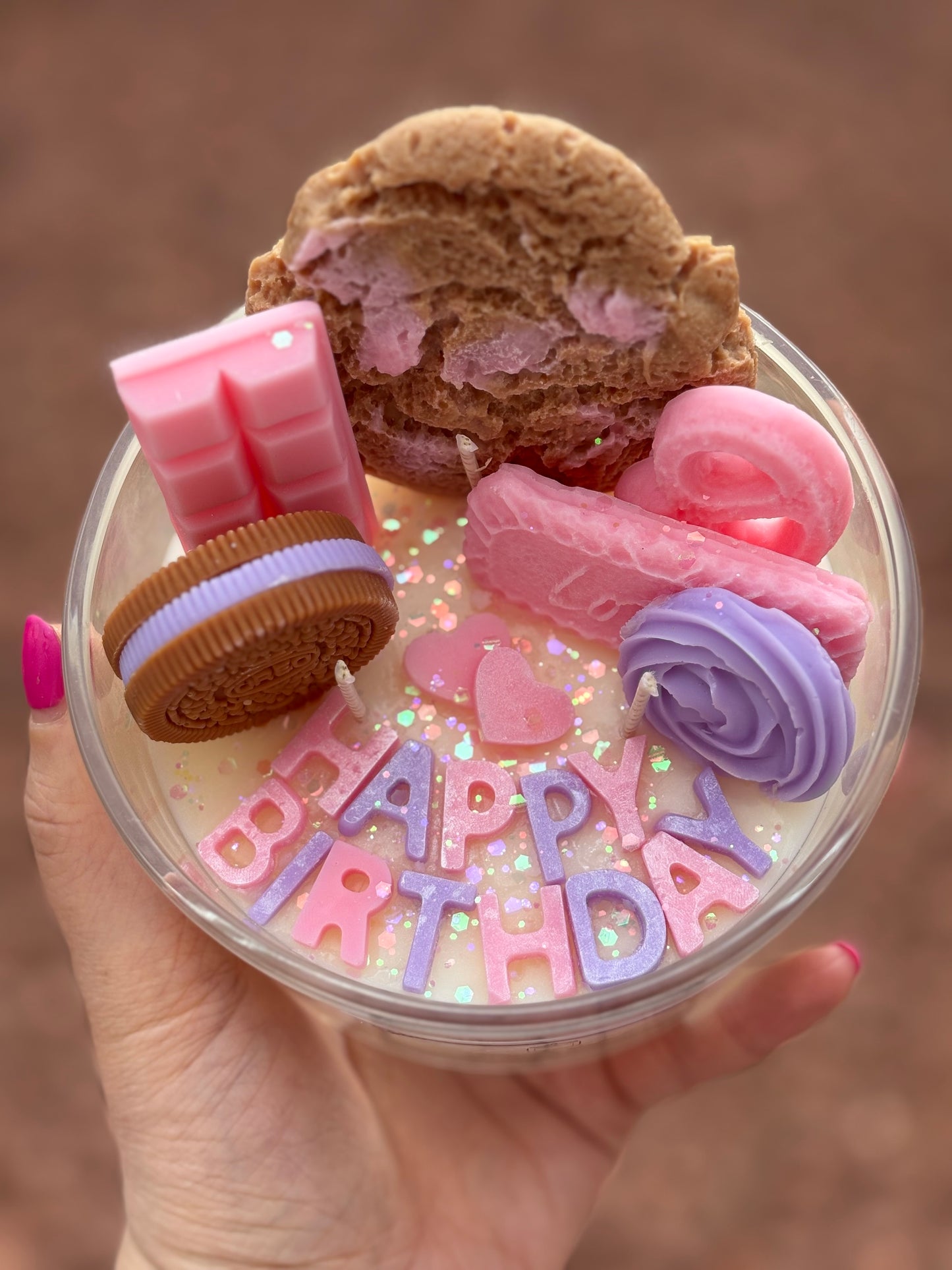 Birthday Biscuit Candle