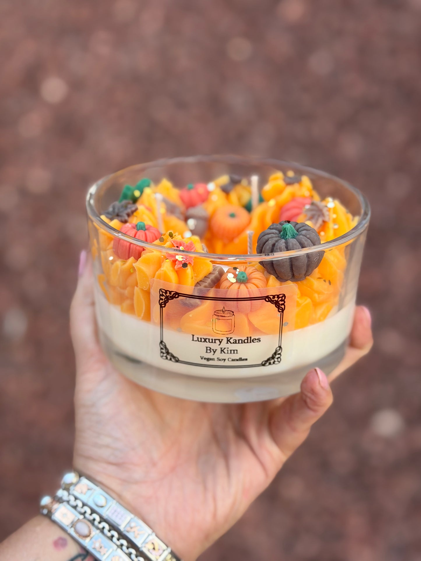Pumpkin Delight Large Whipped Wax Candle