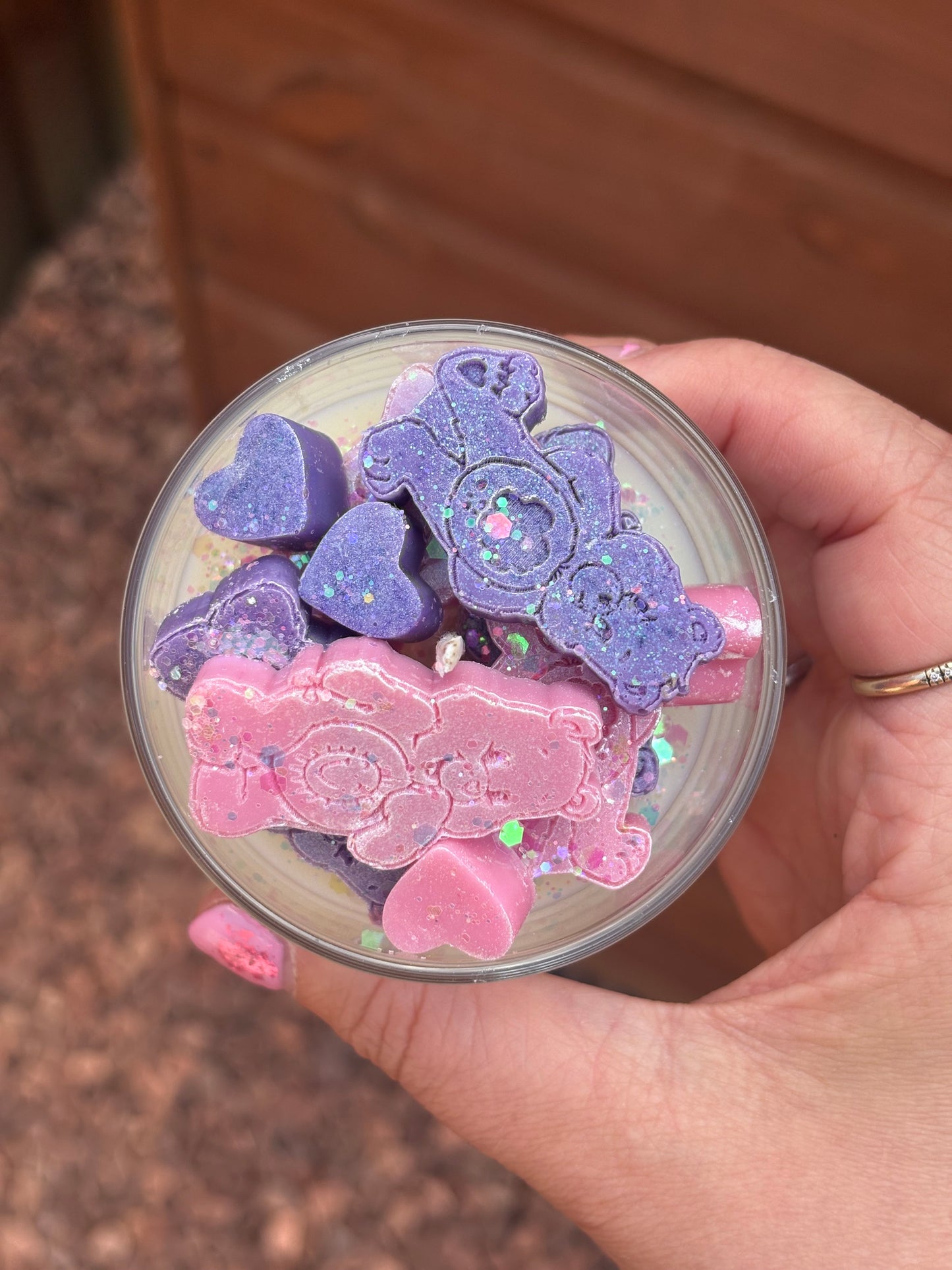 Carebear Kandle in Small Jar