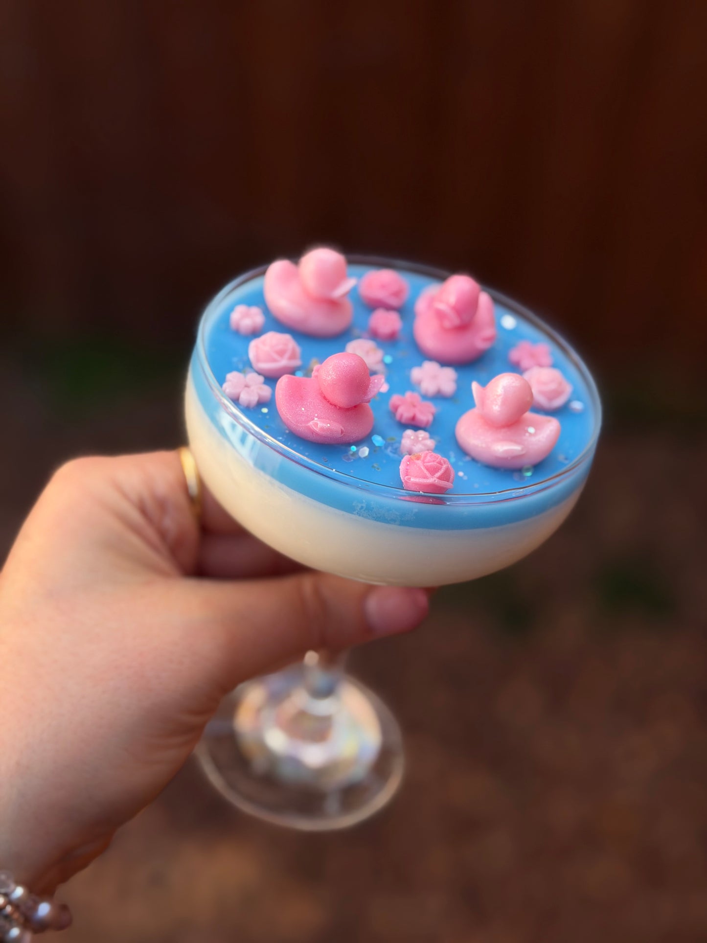 Duck Cocktail Candle