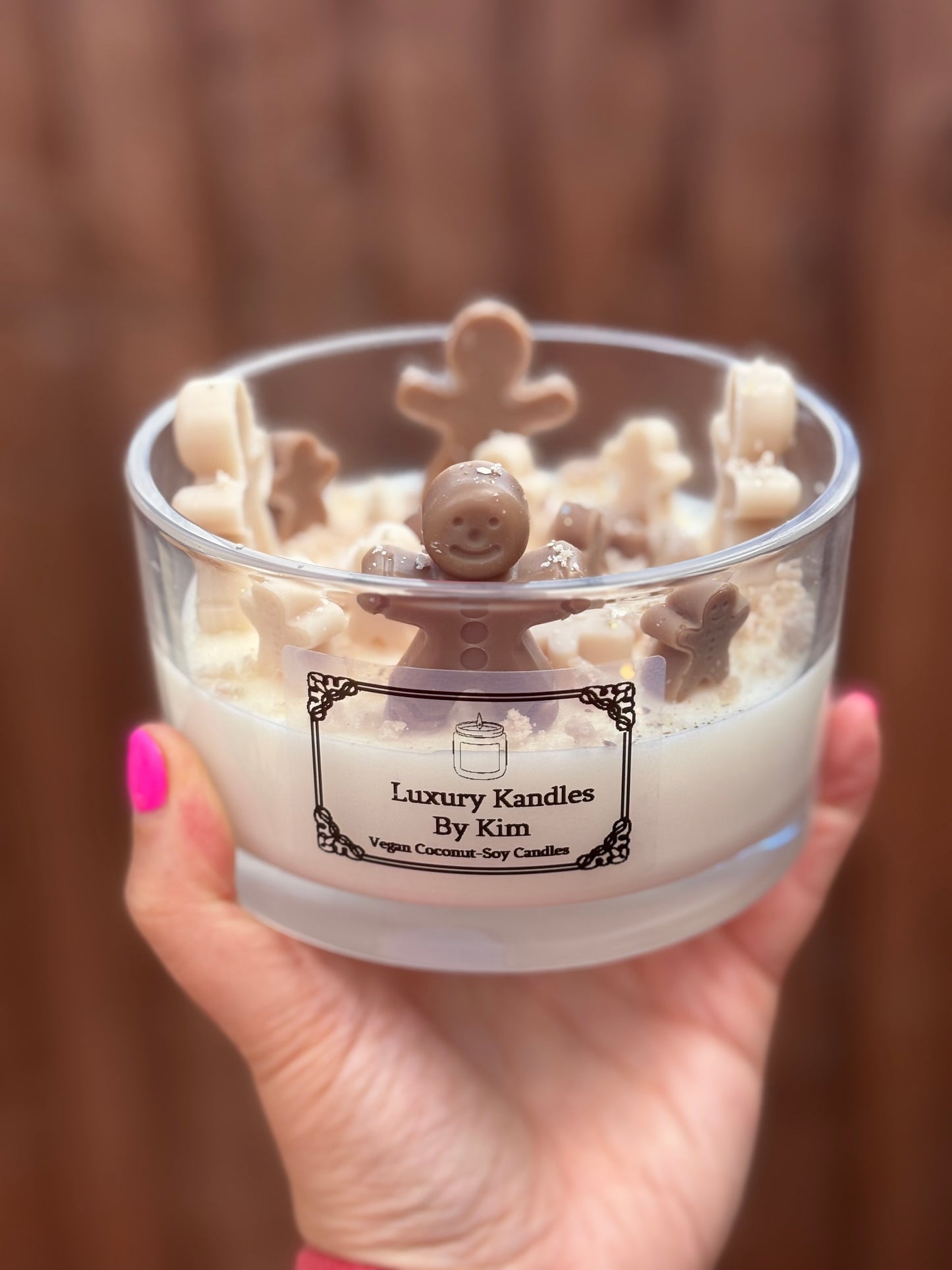 Large Jar - Gingerbread Party