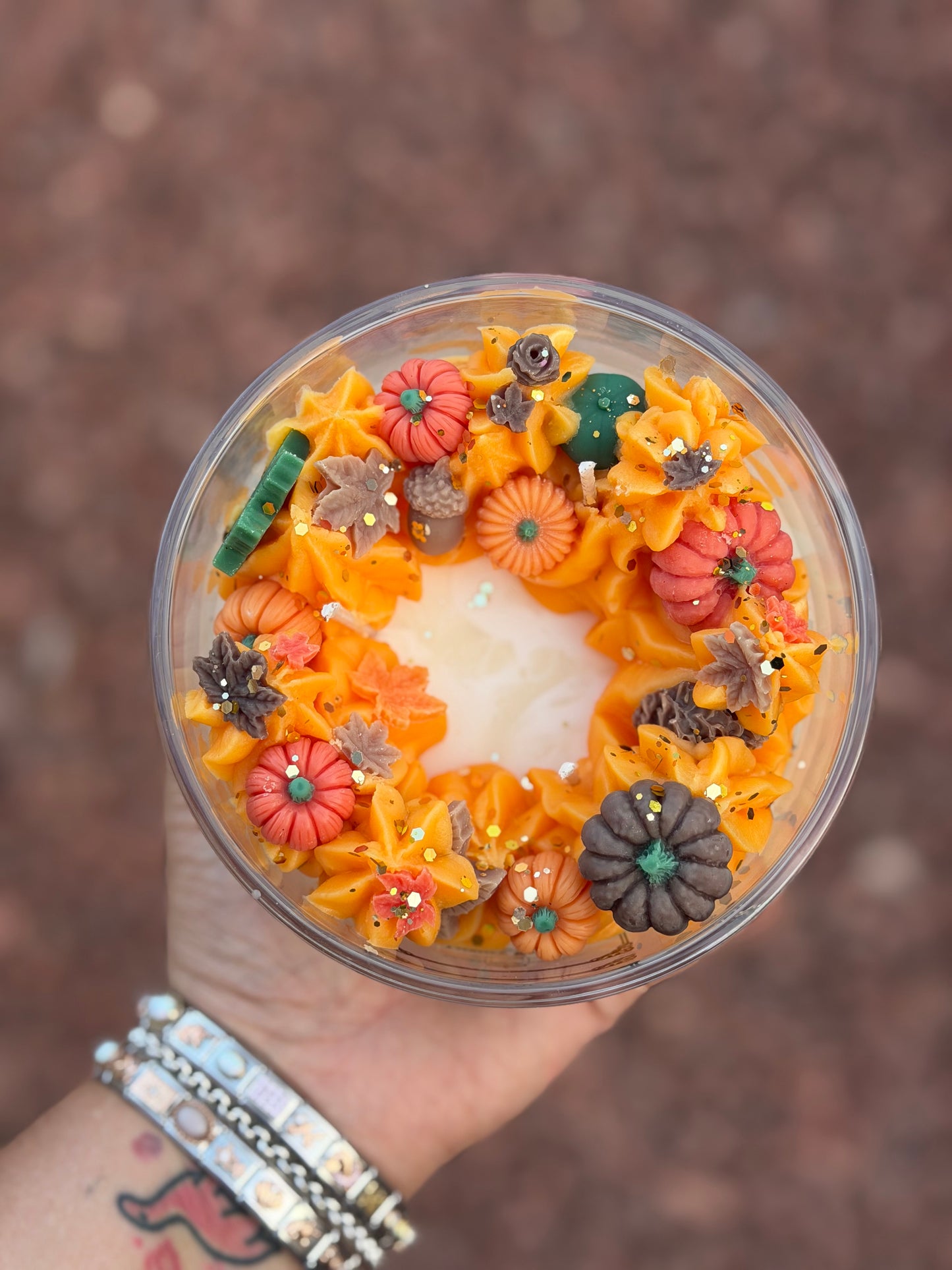 Pumpkin Delight Large Whipped Wax Candle