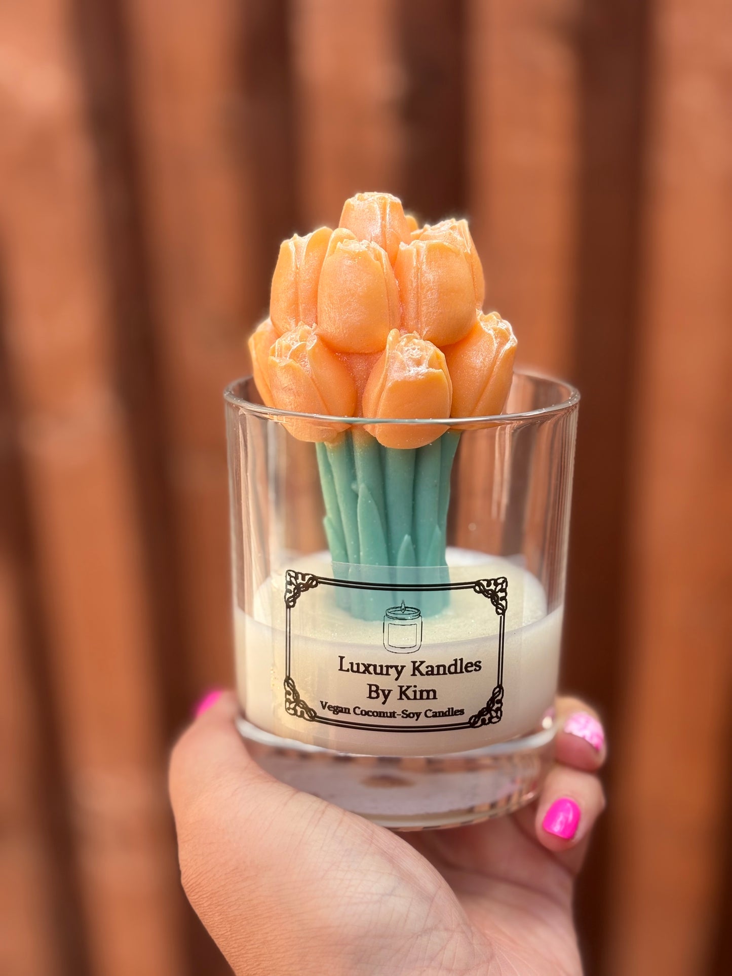 Tulips Kandle in Medium Jar