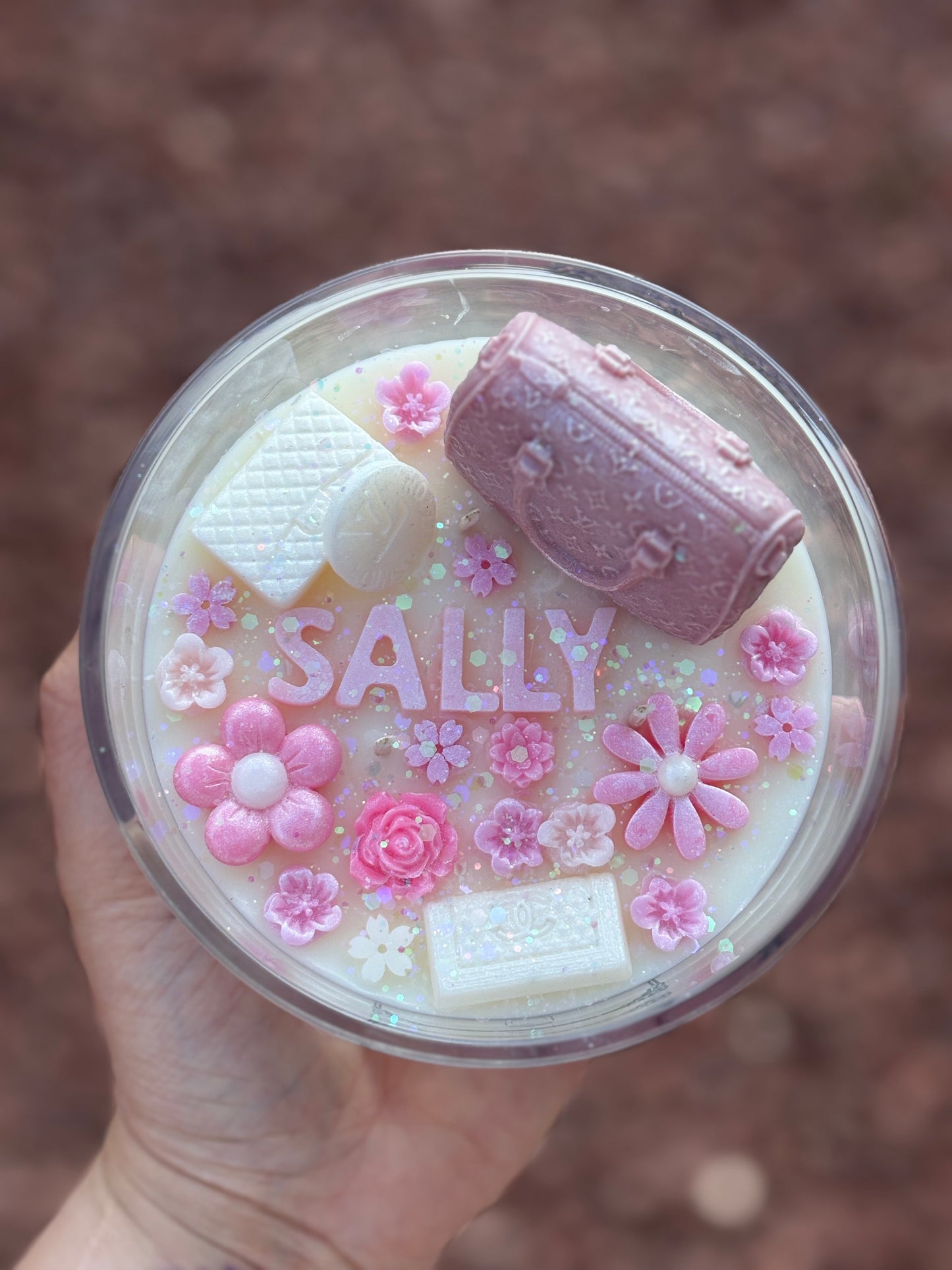 Personalised Name Kandle in Large Jar