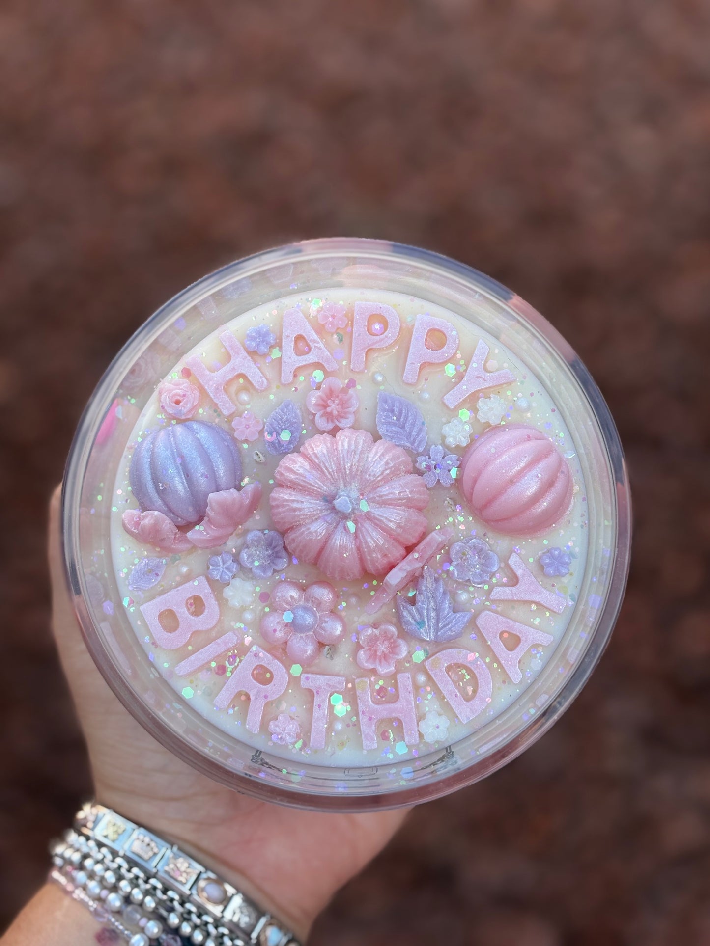 Happy Birthday Pumpkin Kandle