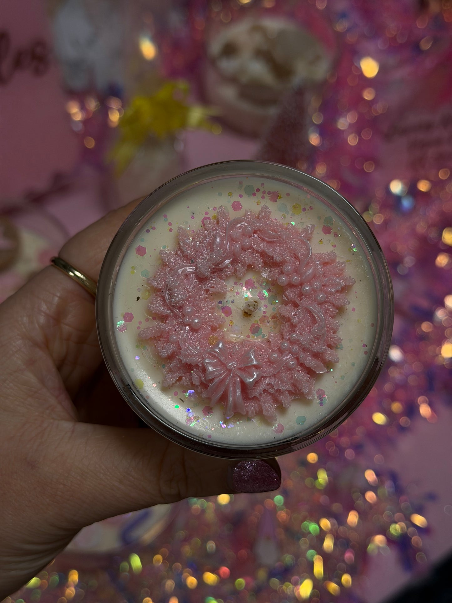 Market stock - pink reath