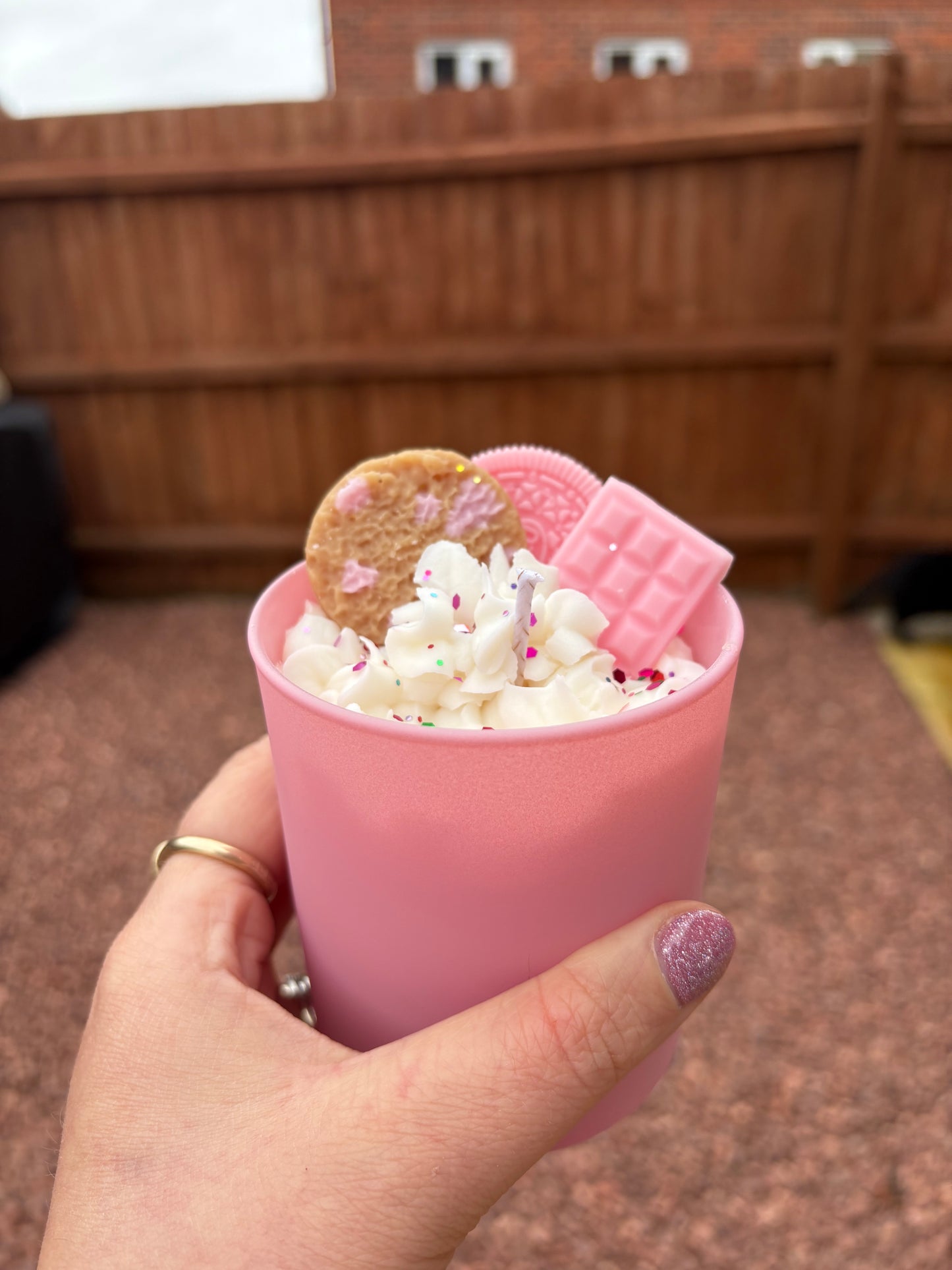 Pink Biscuit Kandle