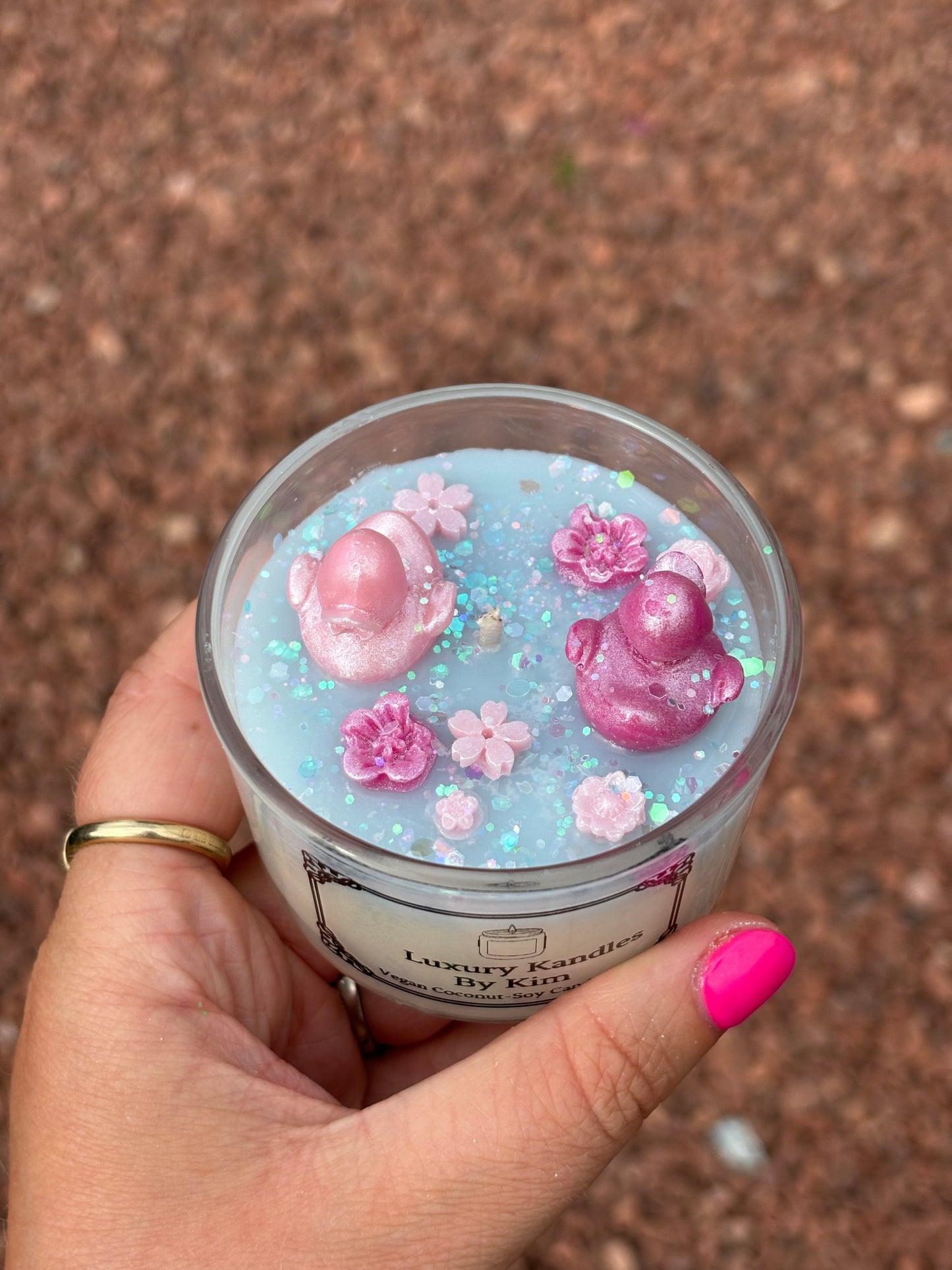 Duck Kandle in Miniature Jar