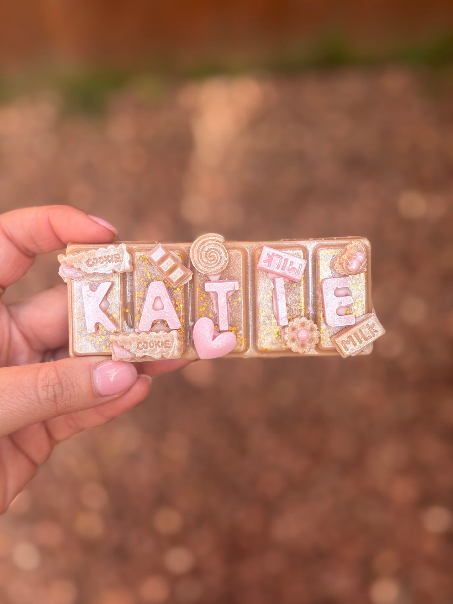 3D Name Wax Melt Slab