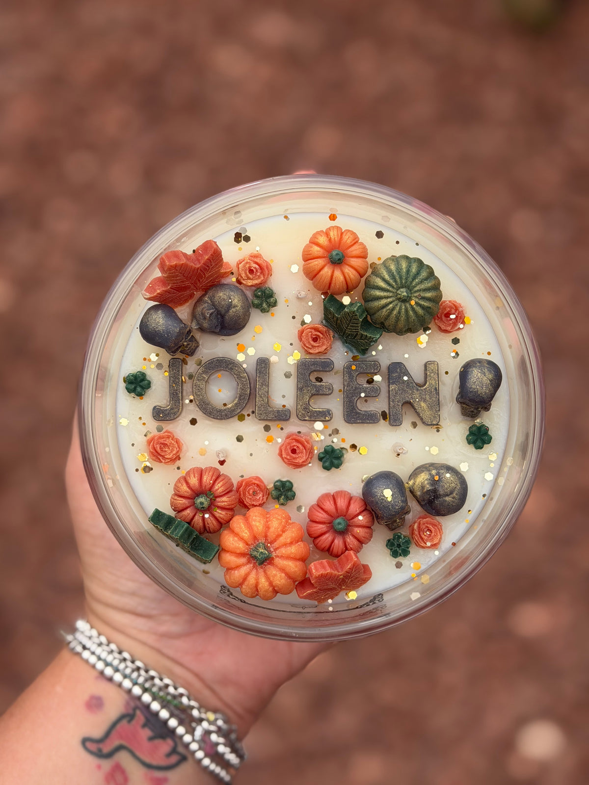 Personalised Kandle in Large Jar