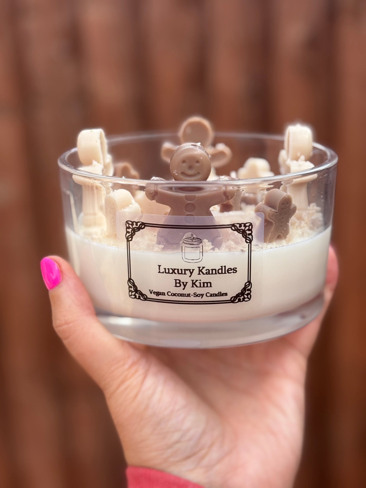 Large Jar - Gingerbread Party