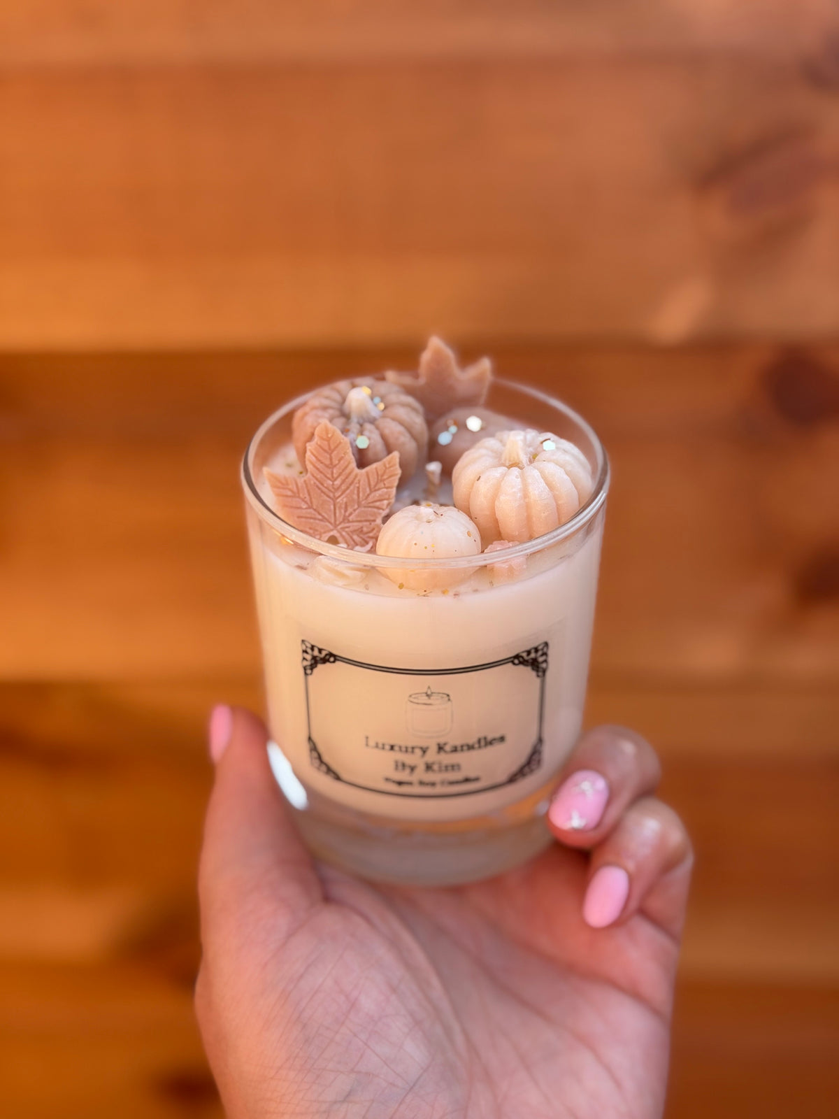 Pumpkin Candle in Small Jar