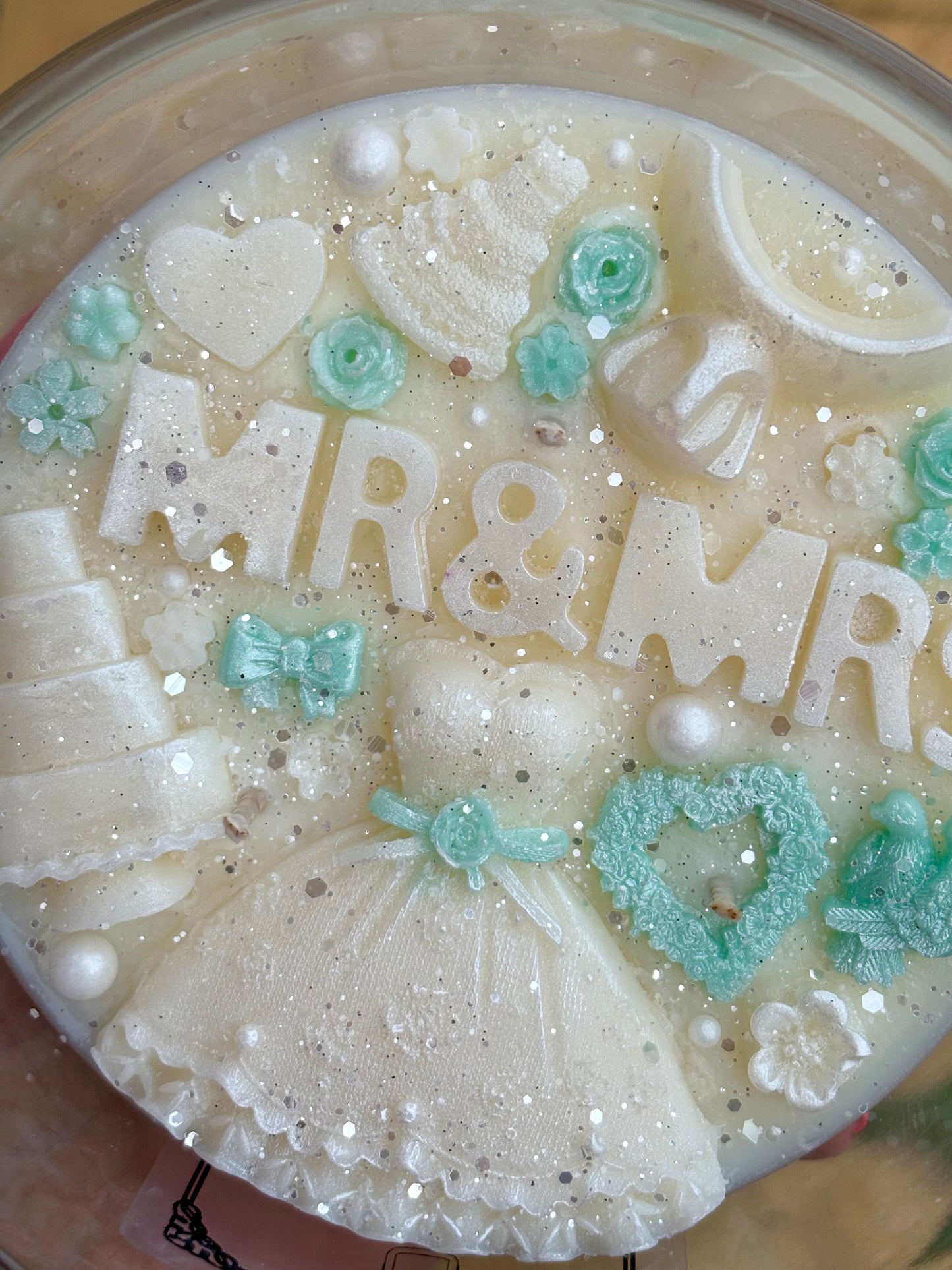 Wedding Kandle in Large Jar