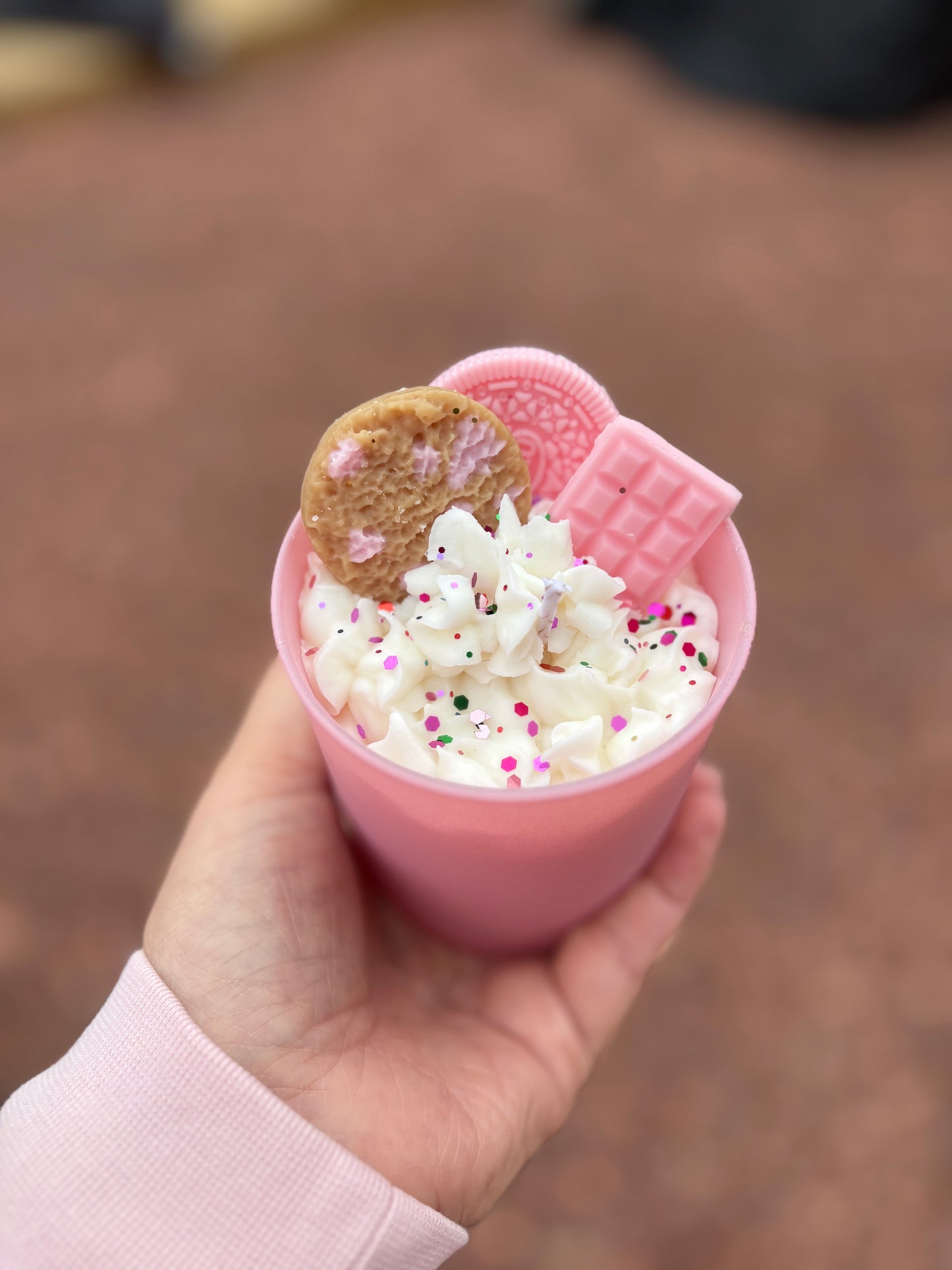 Pink Biscuit Kandle