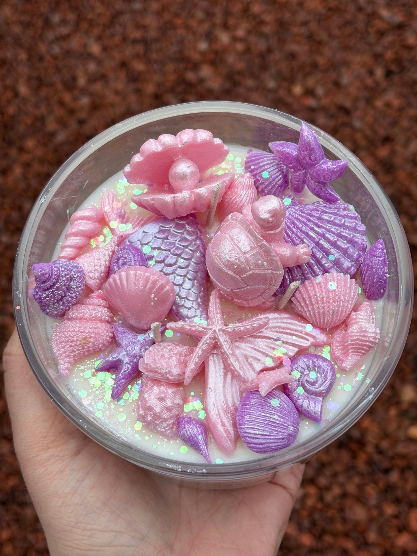 Mermaid Kandle in Large Jar