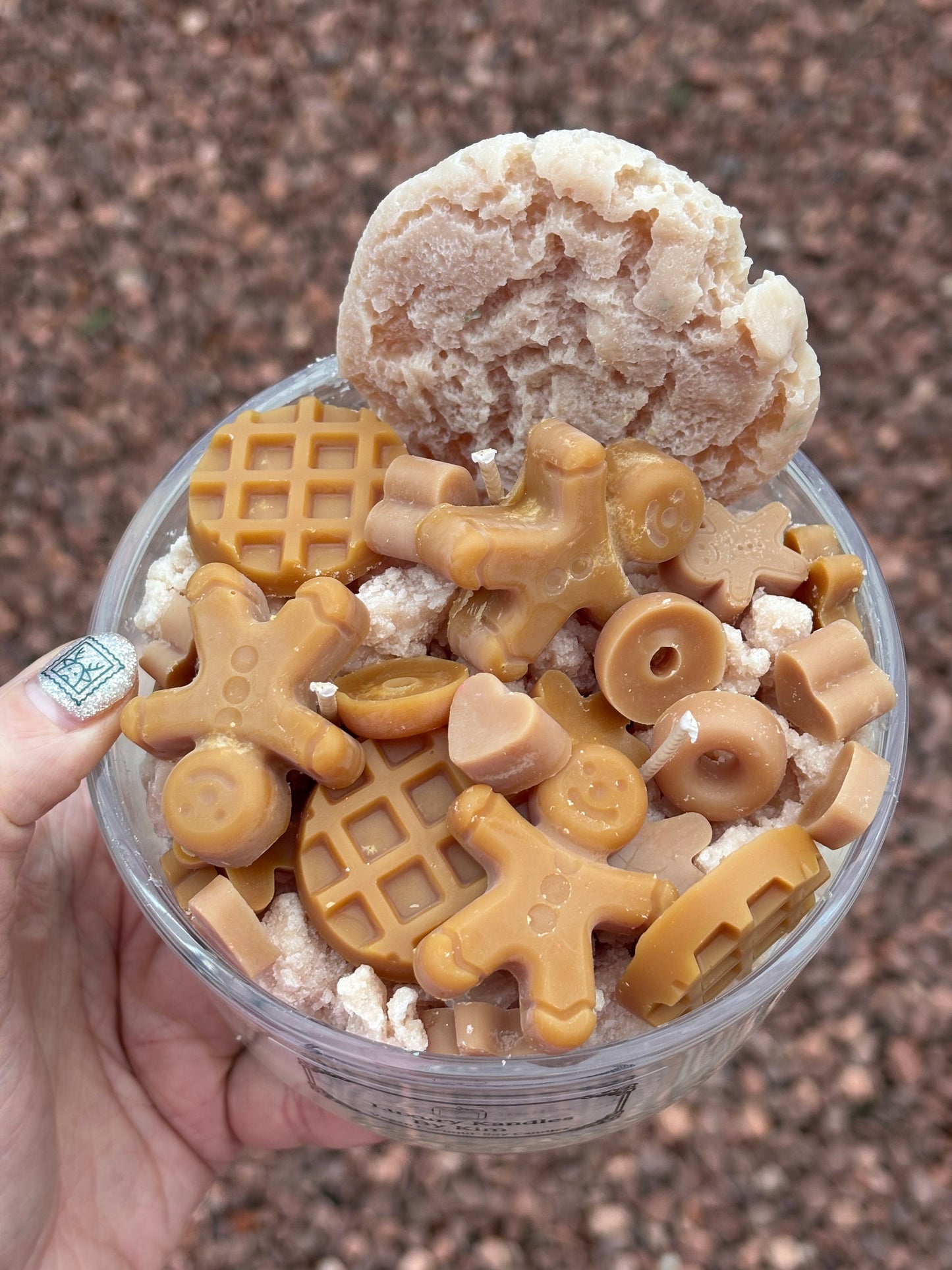 Gingerbread Bowl in Large Jar