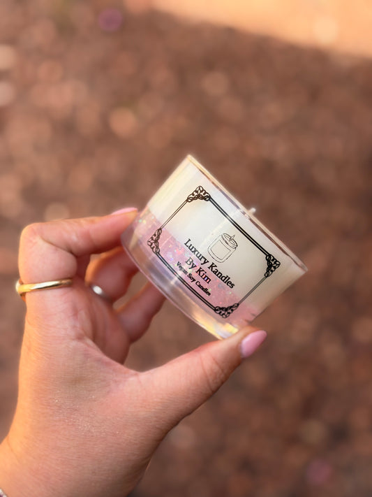 Deluxe Glitter Candle in Mini Jar