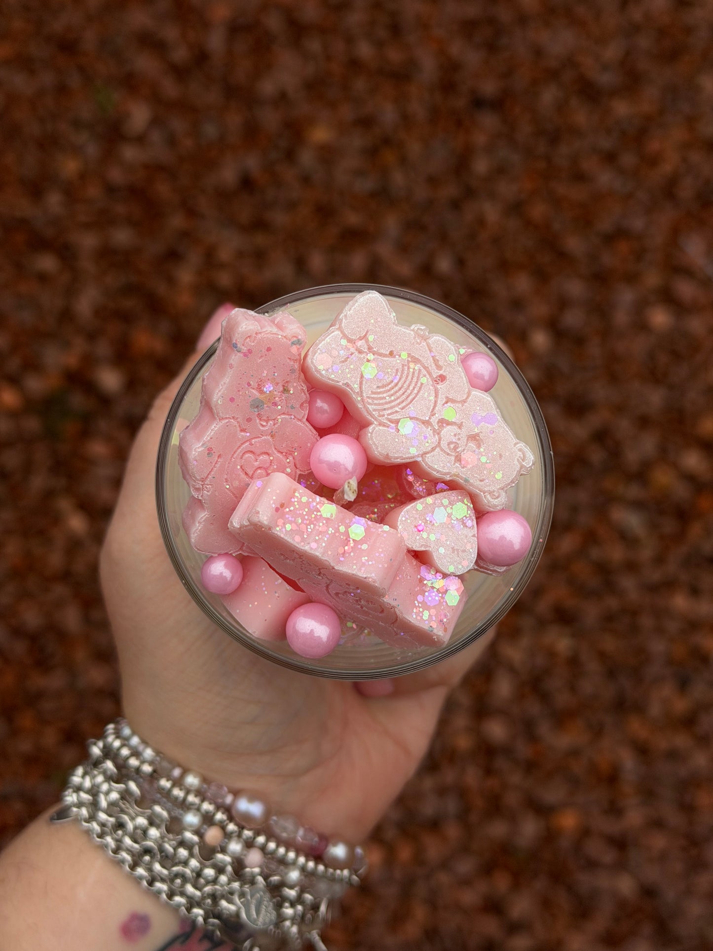 Carebear Kandle in Small Jar
