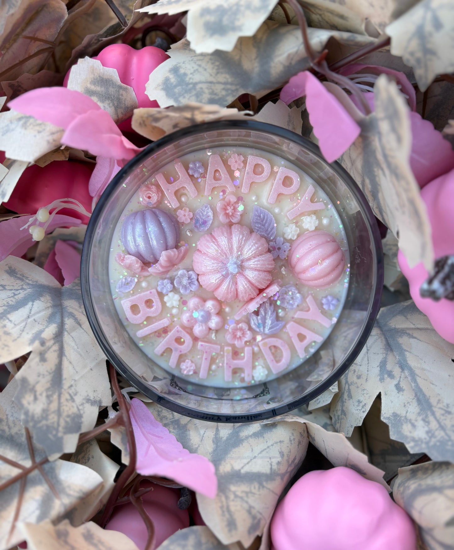 Happy Birthday Pumpkin Kandle